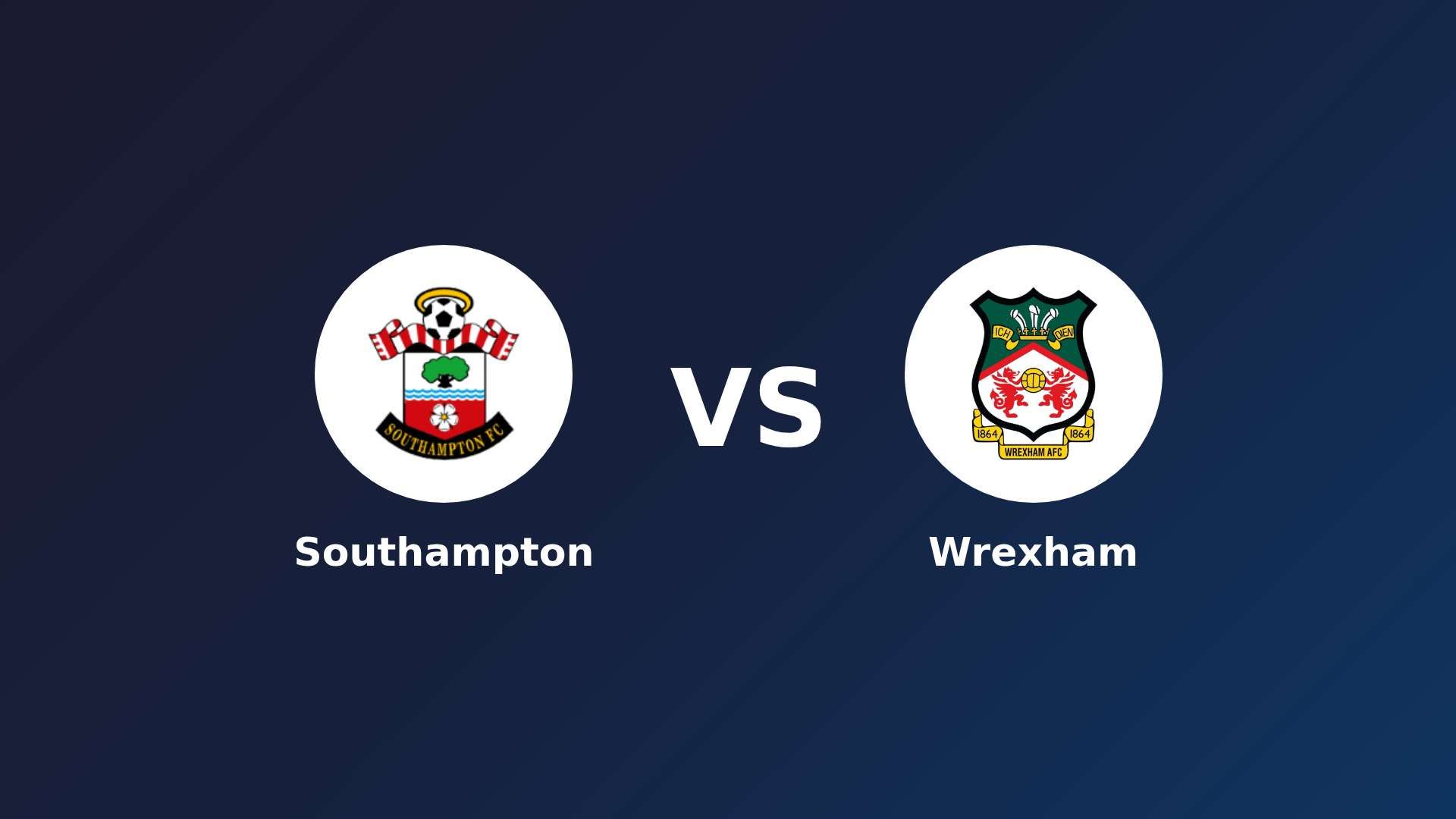 Southampton vs (F)rexham