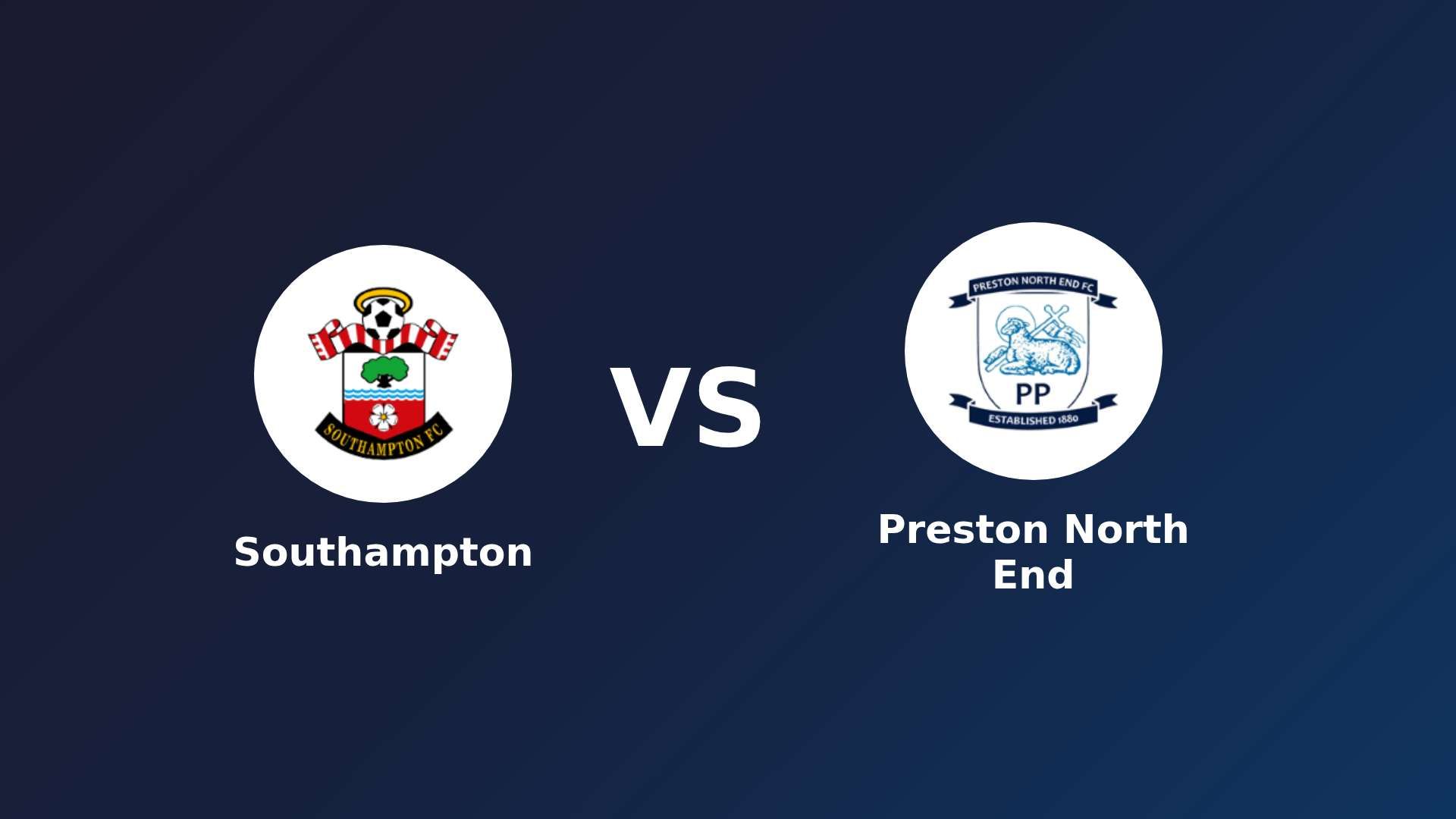 Southampton vs Preston North End