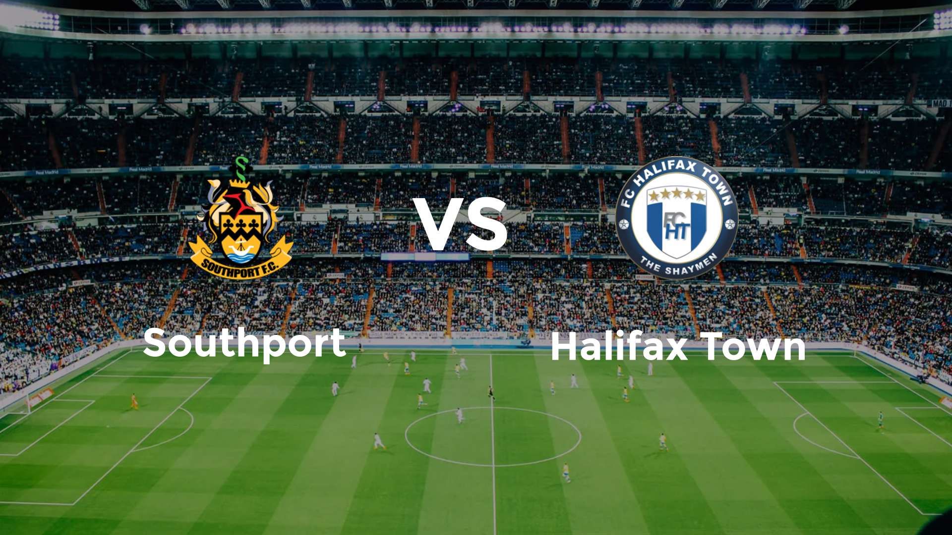 Southport vs Halifax Town