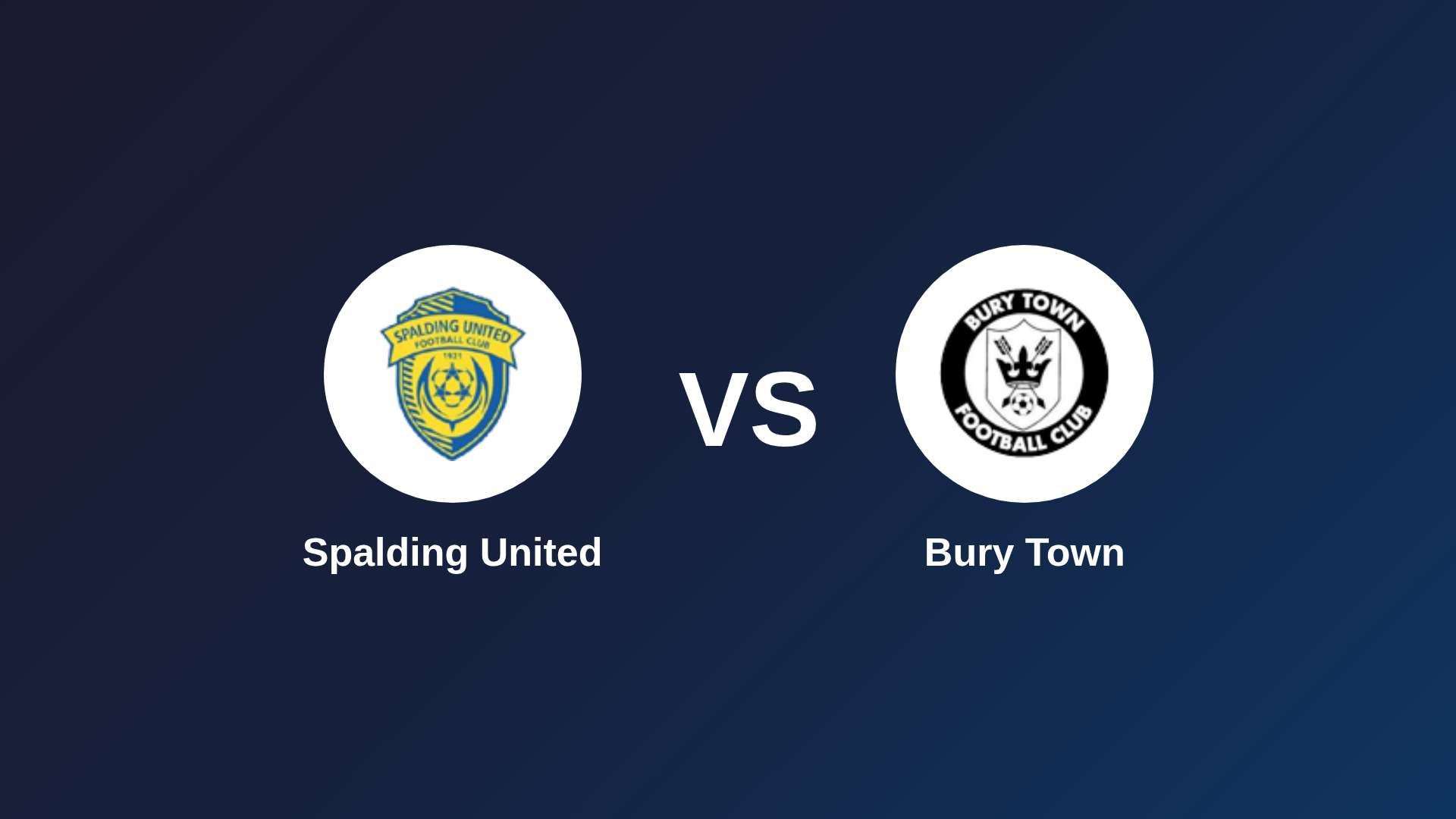 Spalding United vs Bury Town