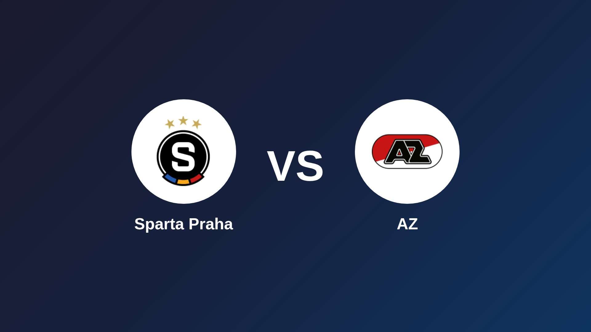 Sparta Praha vs AZ Alkmaar