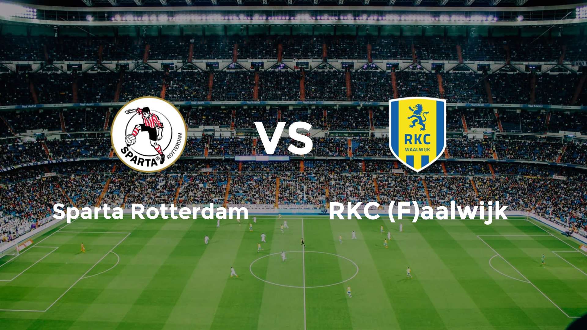 Sparta Rotterdam vs RKC (F)aalwijk