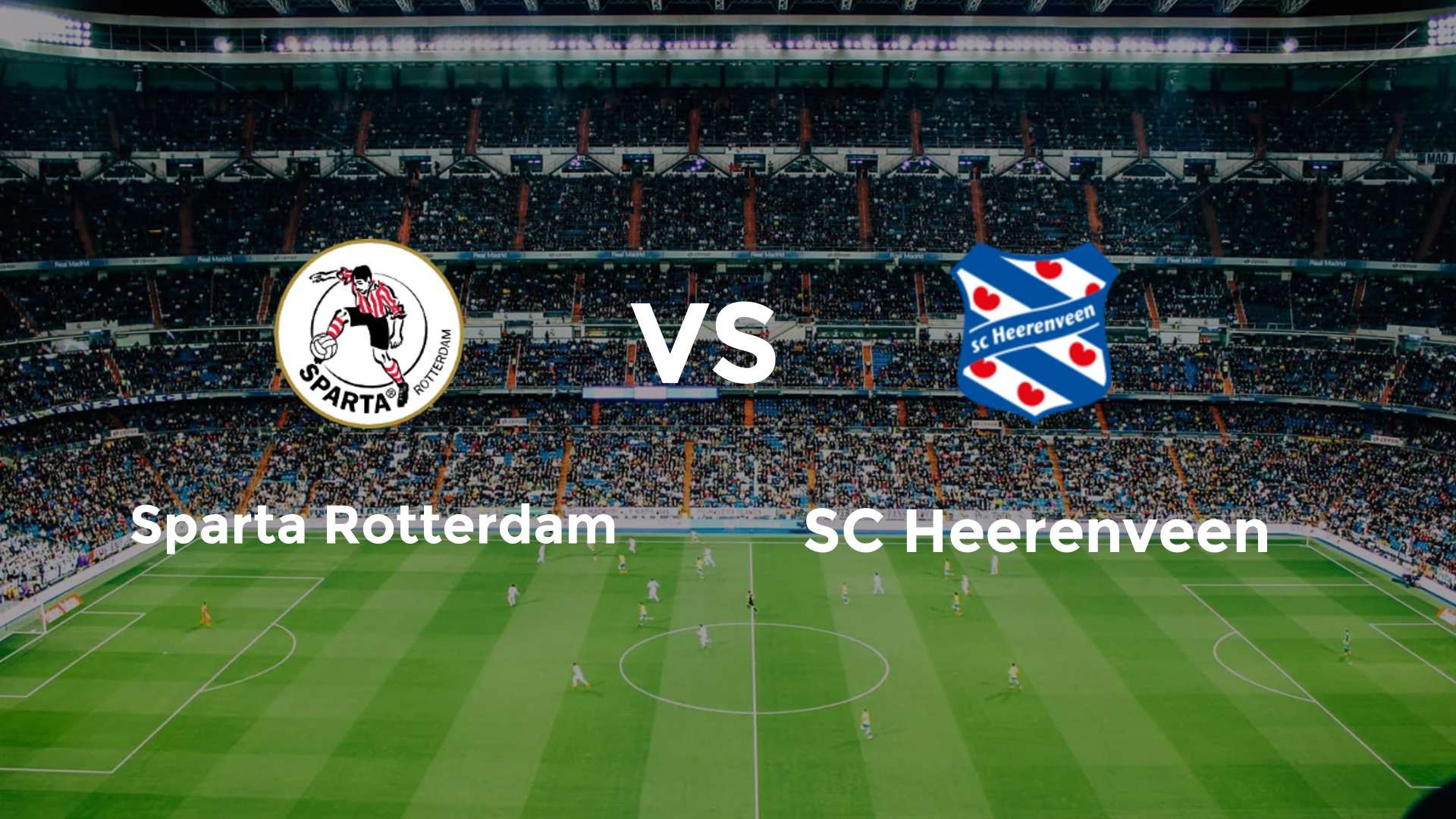 Sparta Rotterdam vs SC Heerenveen
