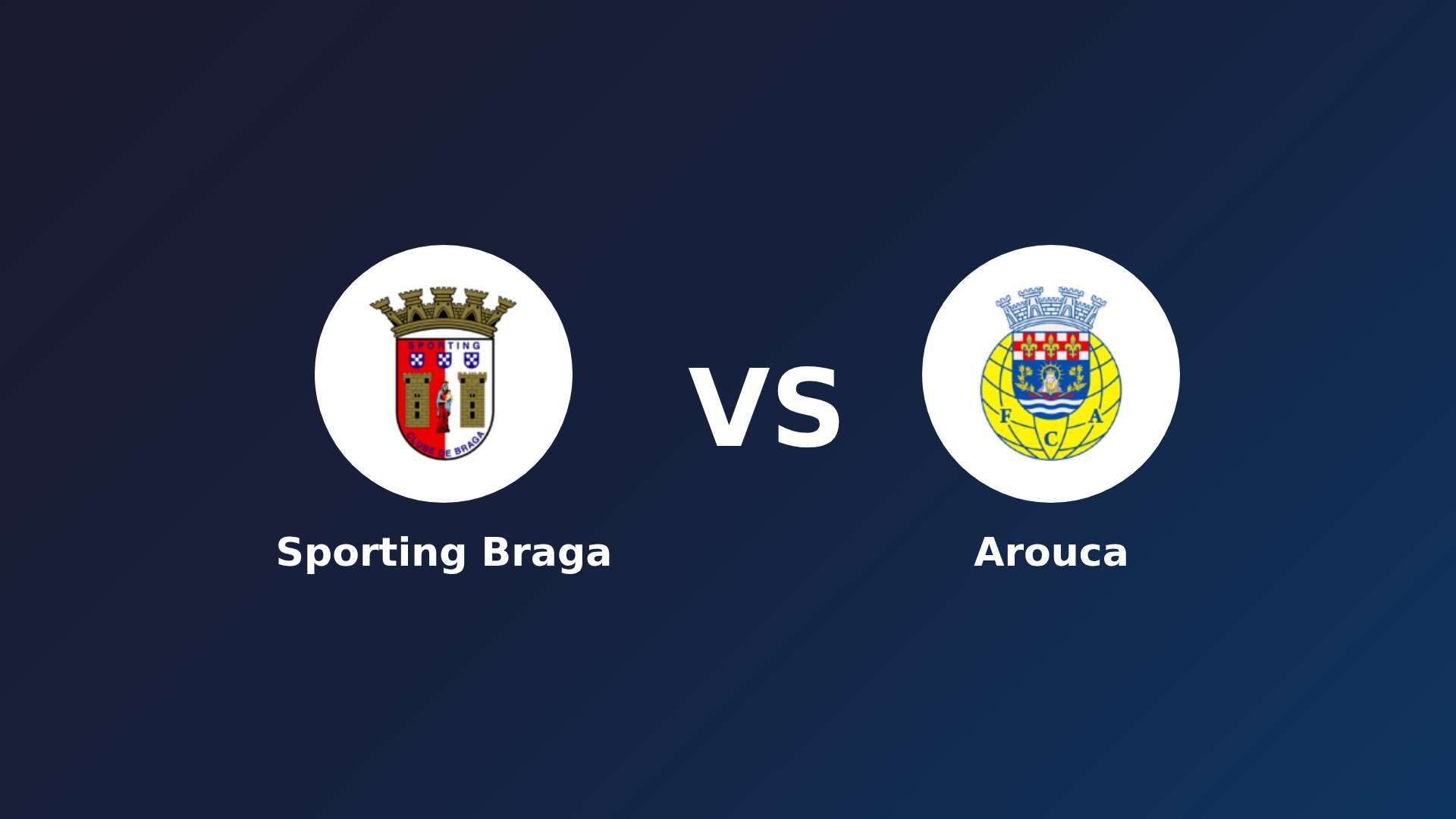 Sporting Braga vs Arouca