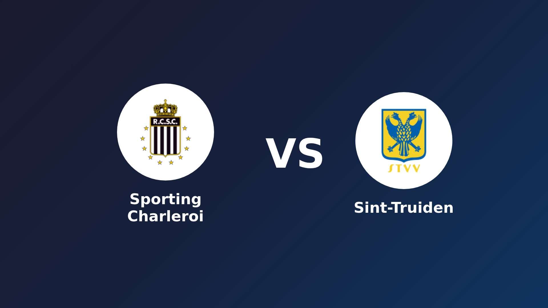 Sporting Charleroi vs Sint-Truiden