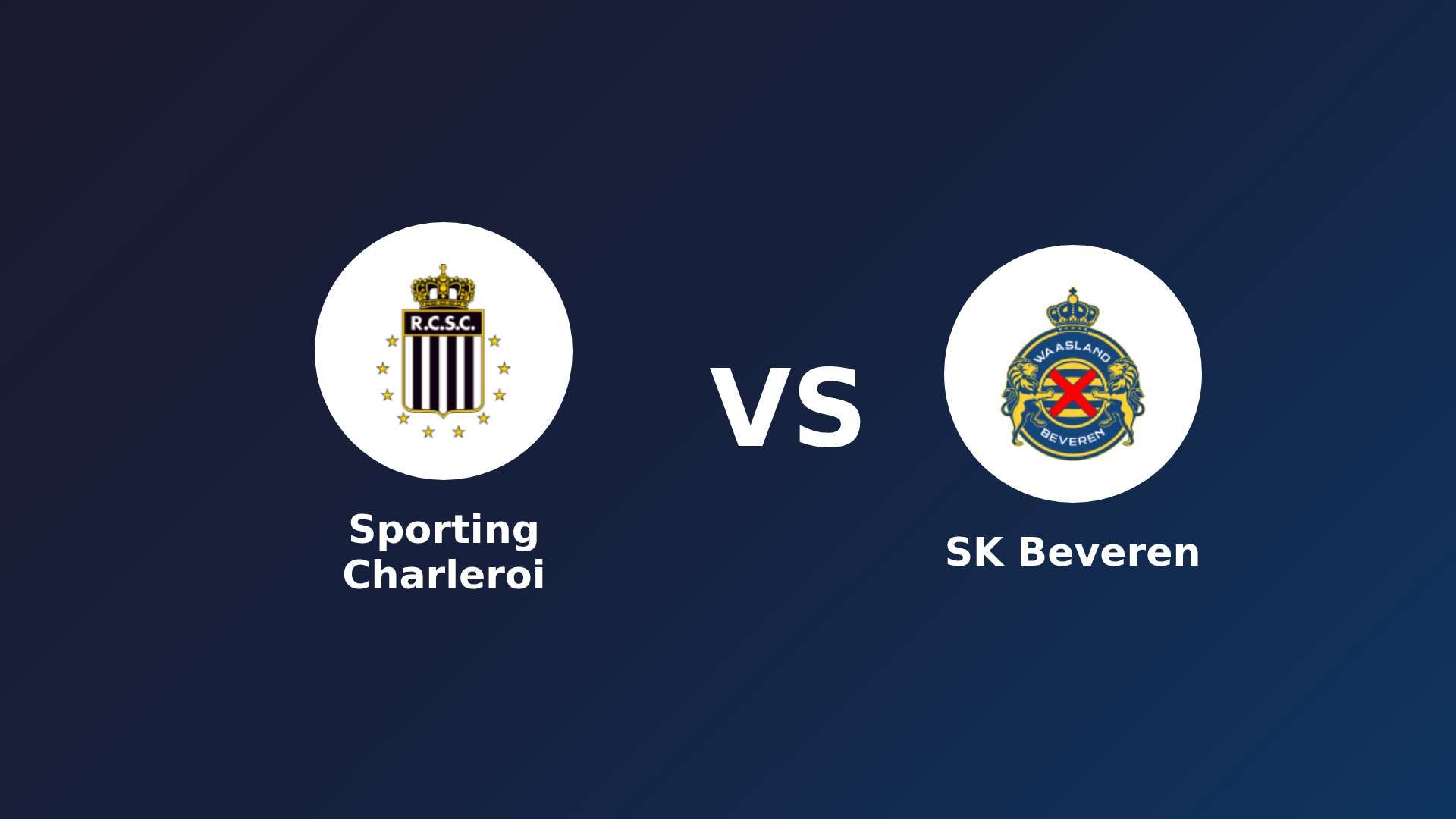 Sporting Charleroi vs SK Beveren