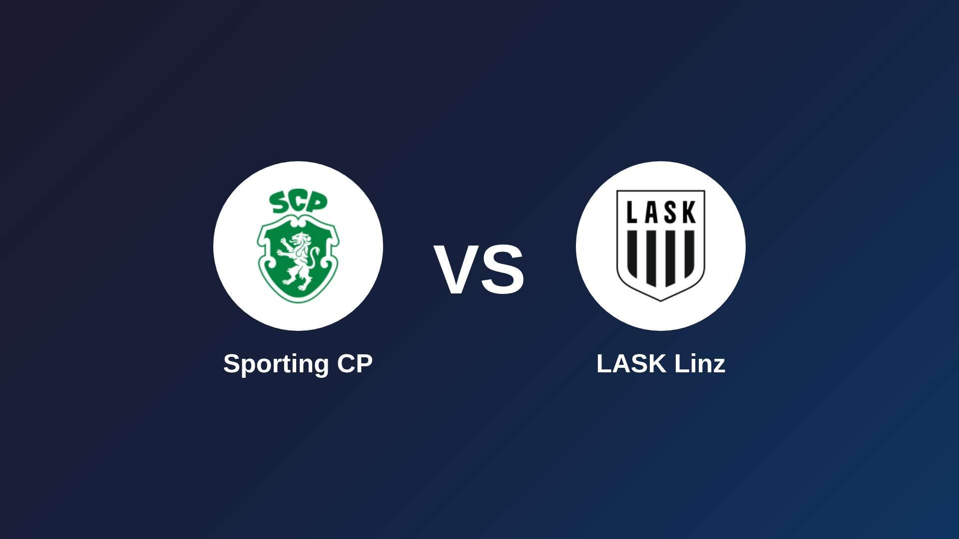 Sporting CP vs LASK