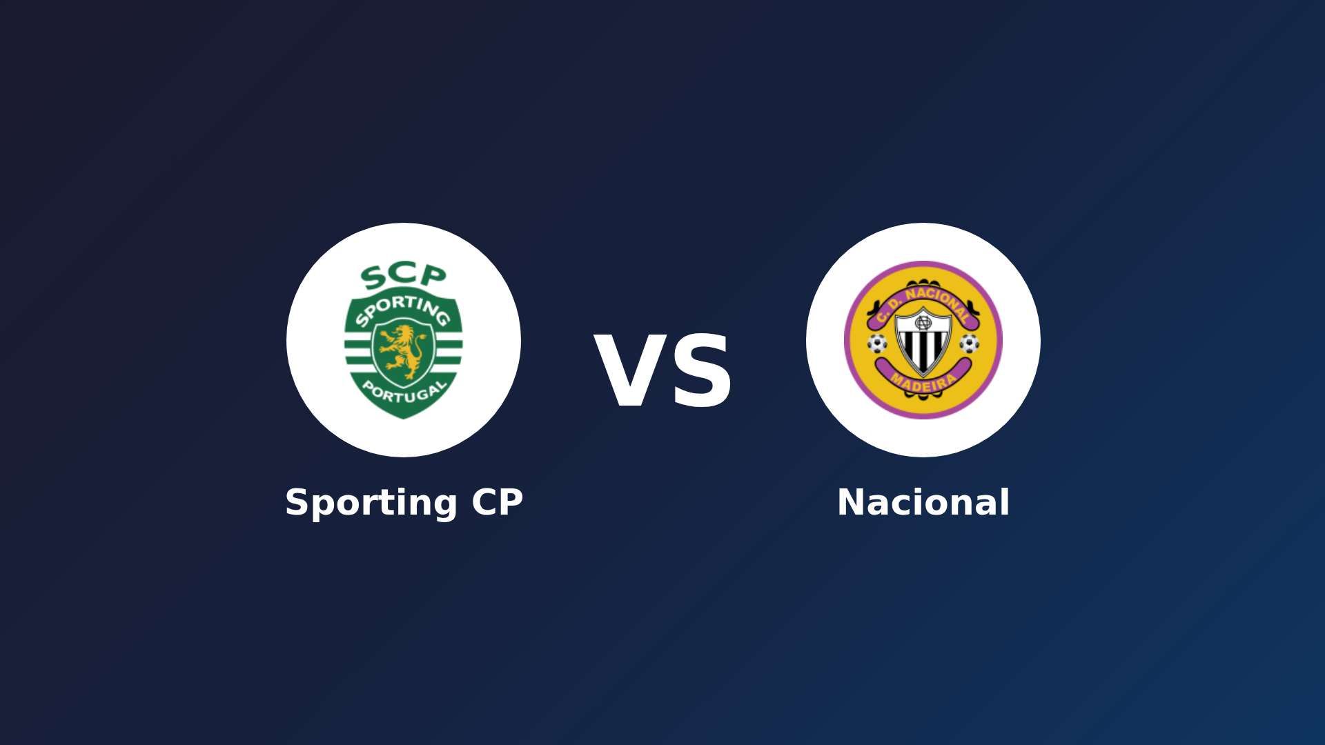 Sporting CP vs Nacional