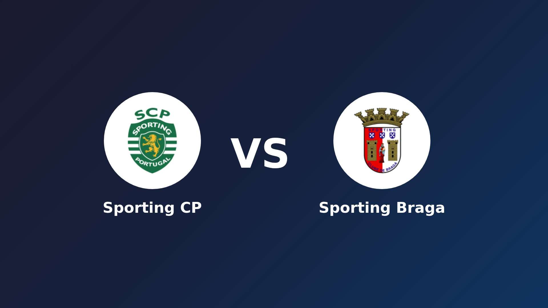 Sporting CP vs Sporting Braga