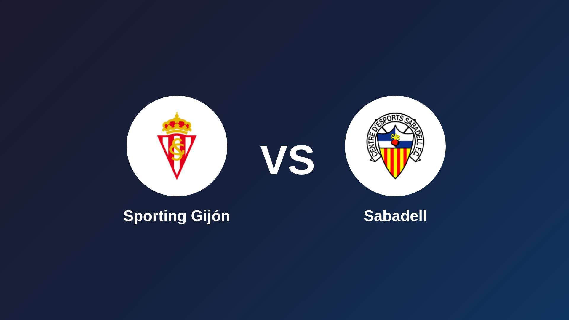 Sporting Gijón vs Sabadell