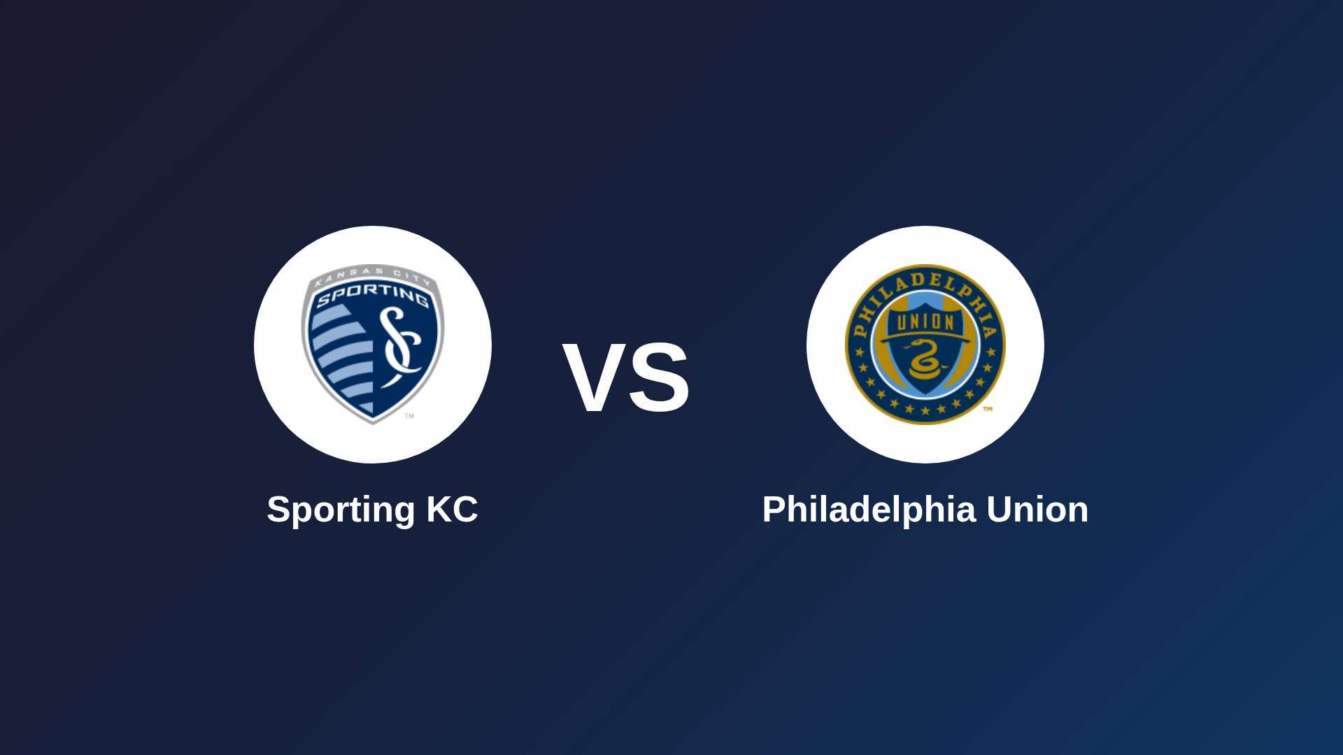 Sporting KC vs Philadelphia Union