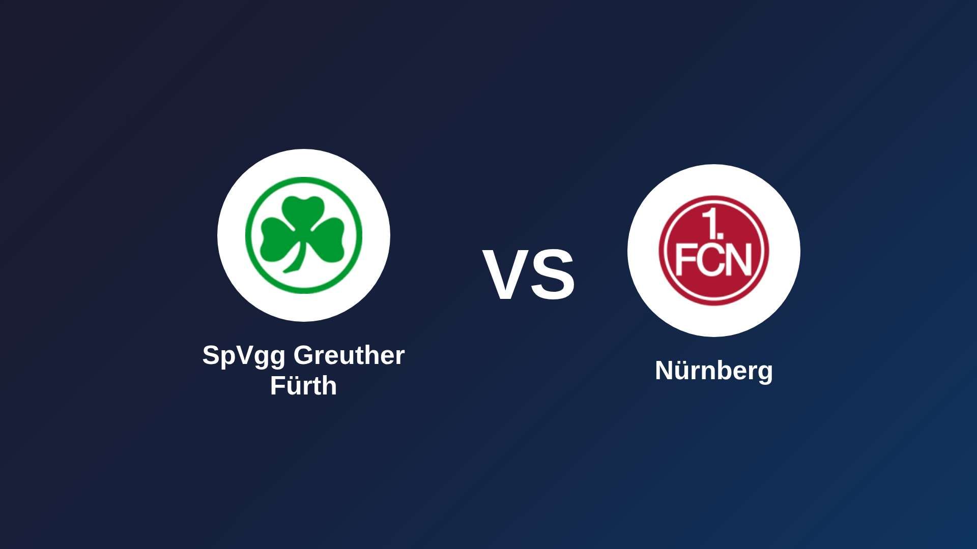 SpVgg Greuther Fürth vs Nürnberg