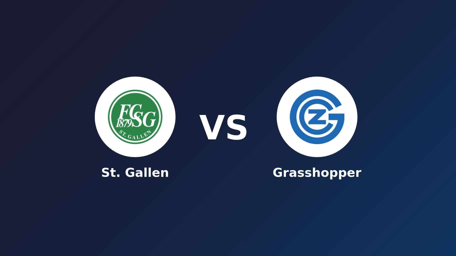 St. Gallen vs Grasshopper