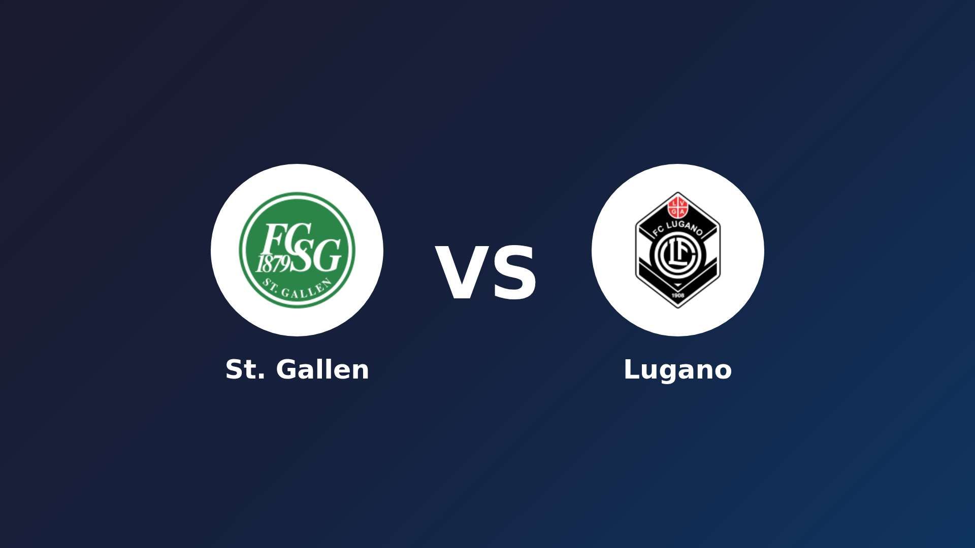 St. Gallen vs Lugano