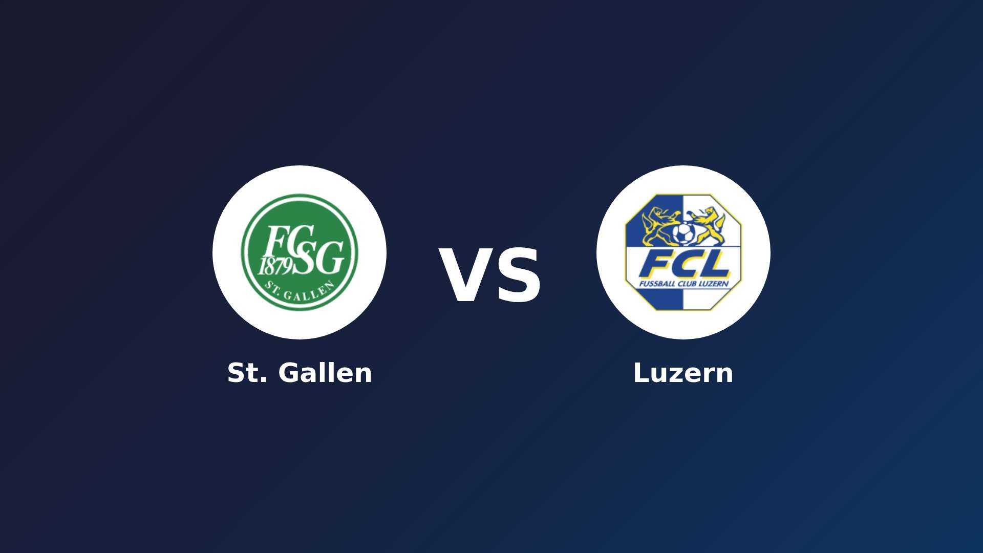 St. Gallen vs Luzern