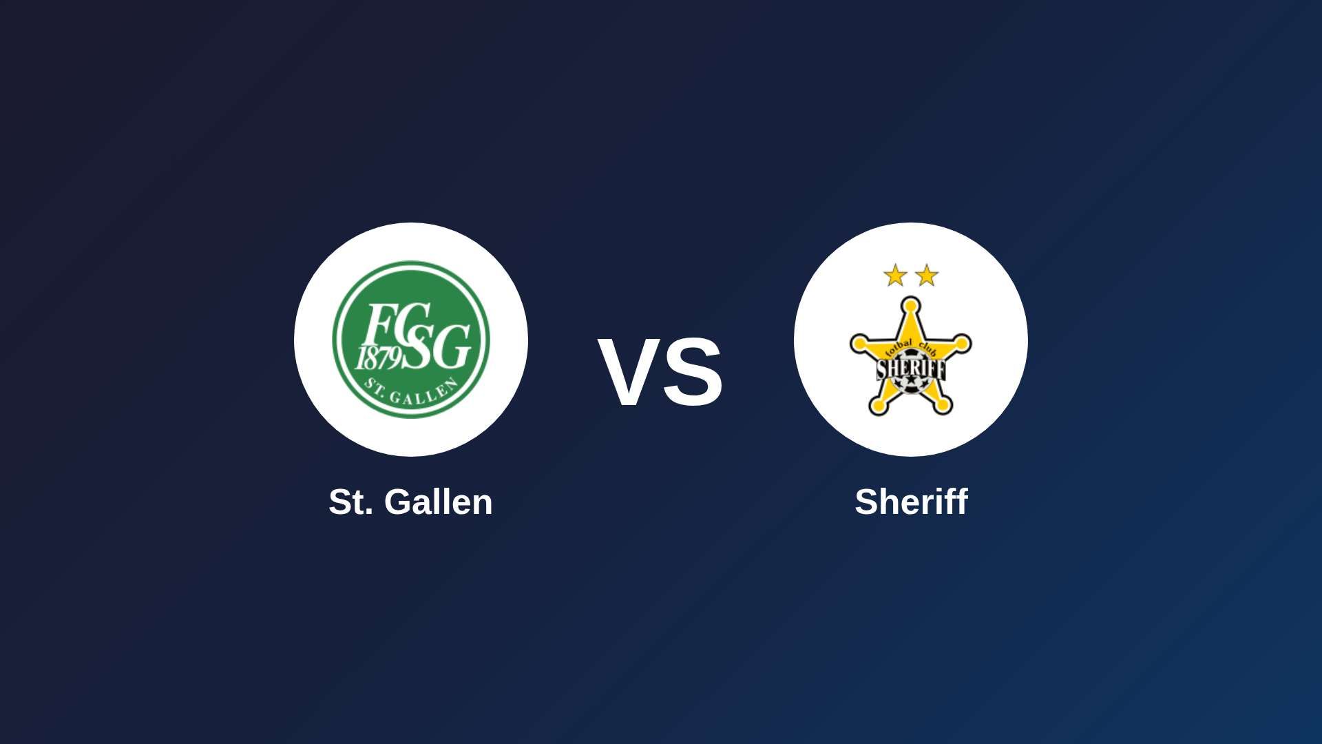 St. Gallen vs Sheriff