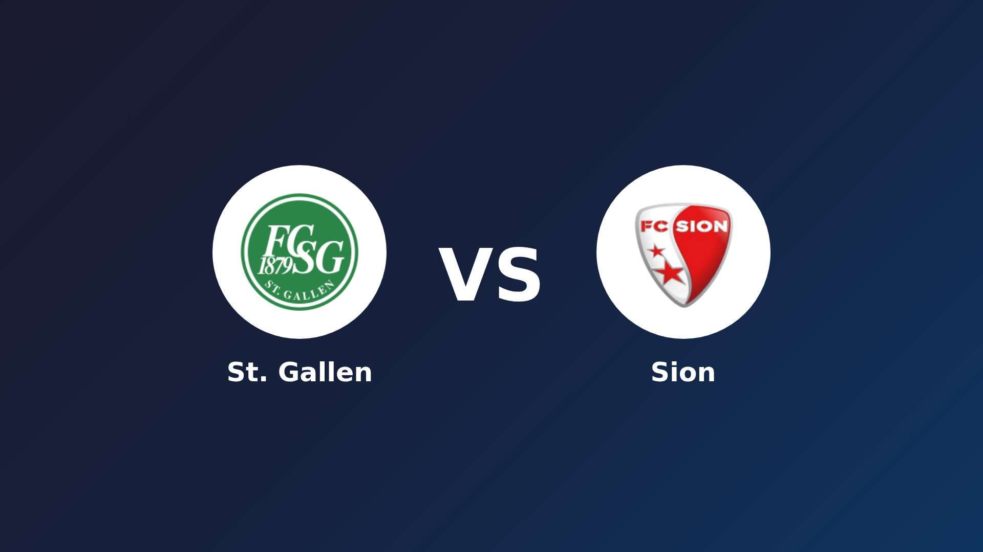 St. Gallen vs Sion