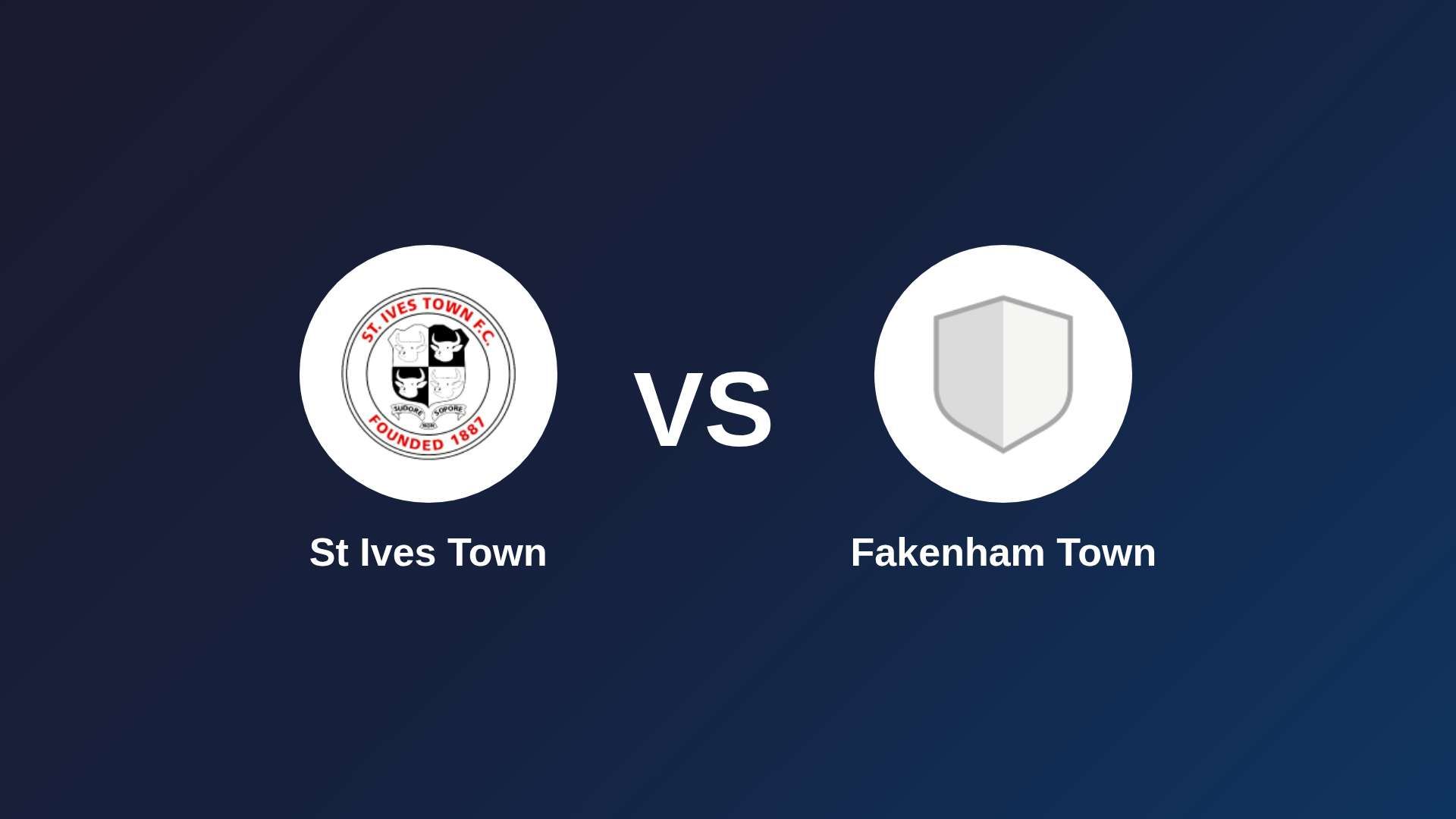 St Ives Town vs Fakenham Town