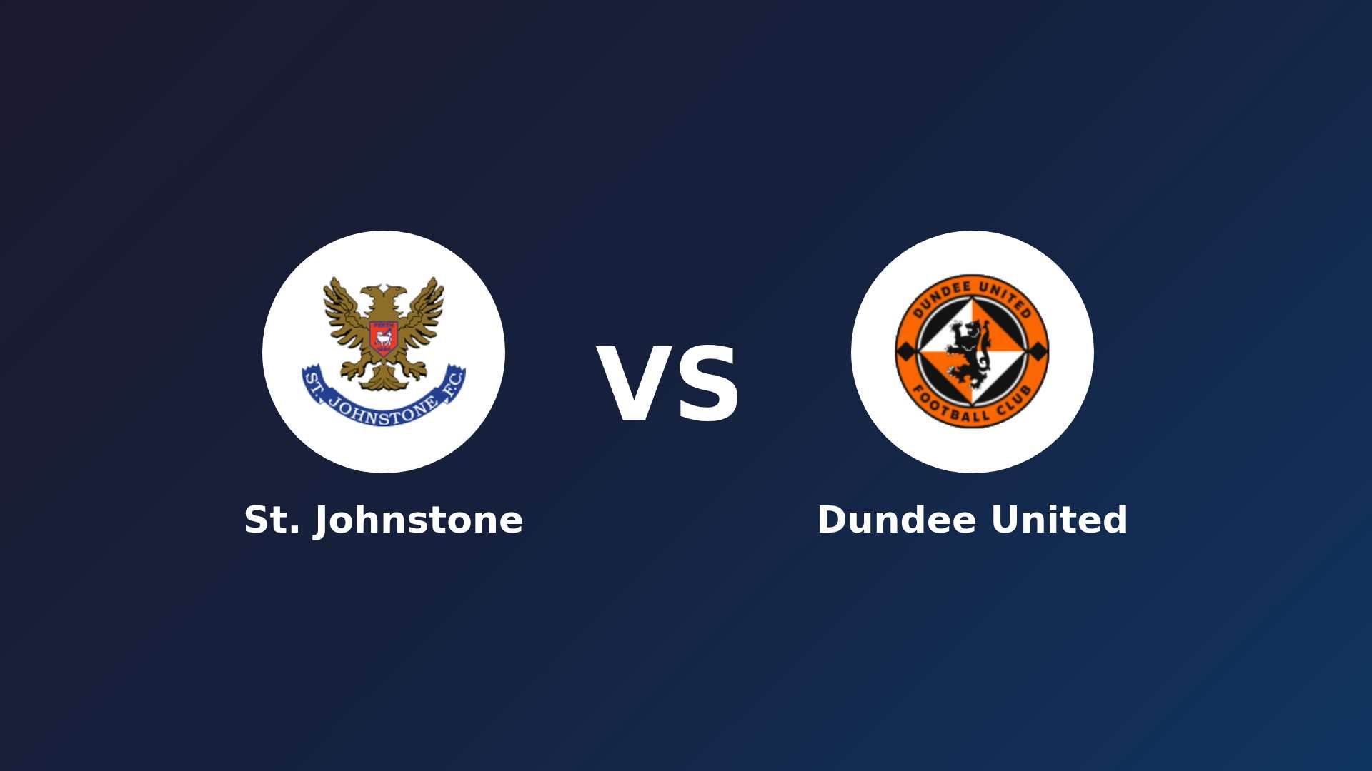 St. Johnstone vs Dundee United