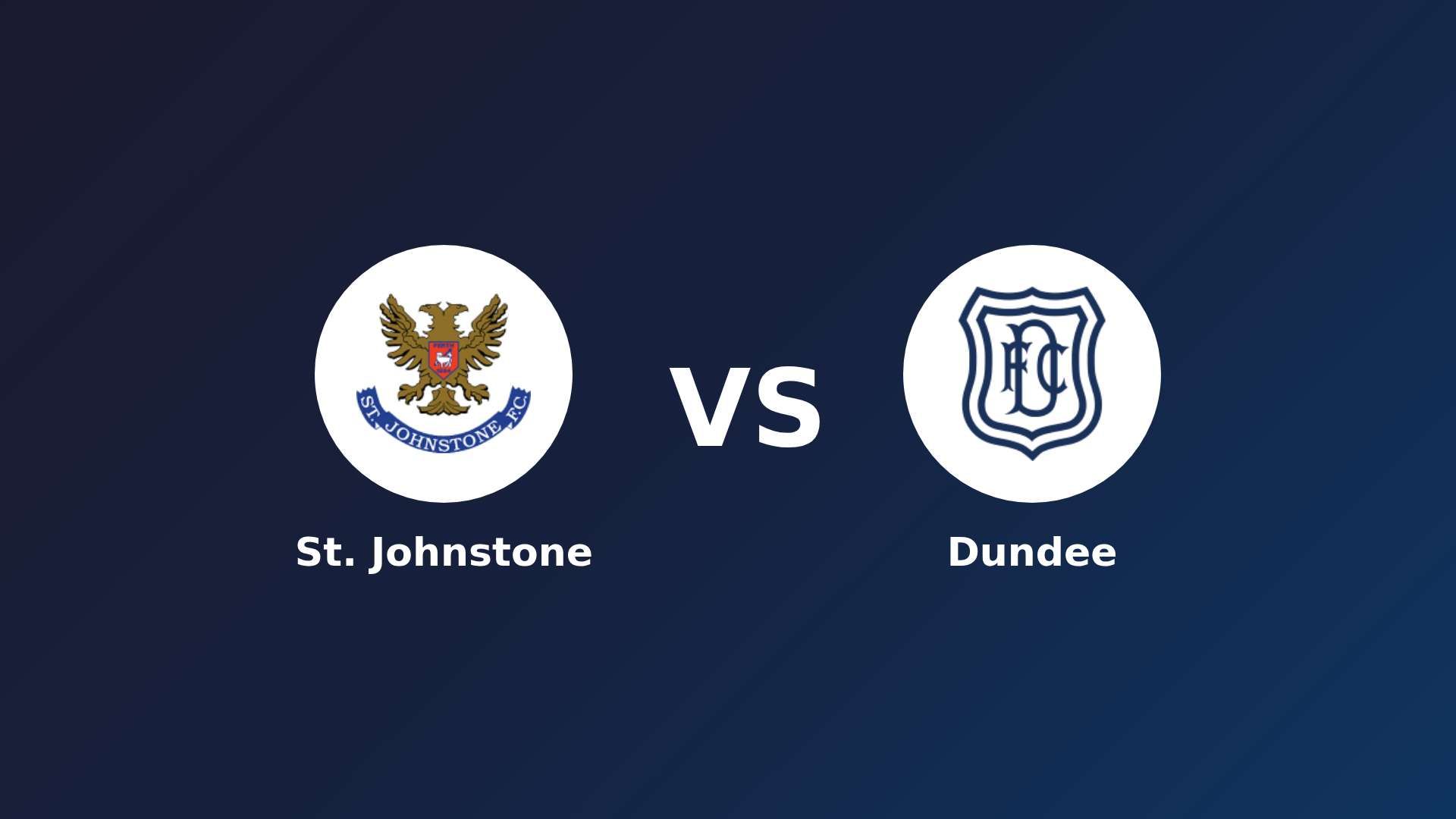St. Johnstone vs Dundee