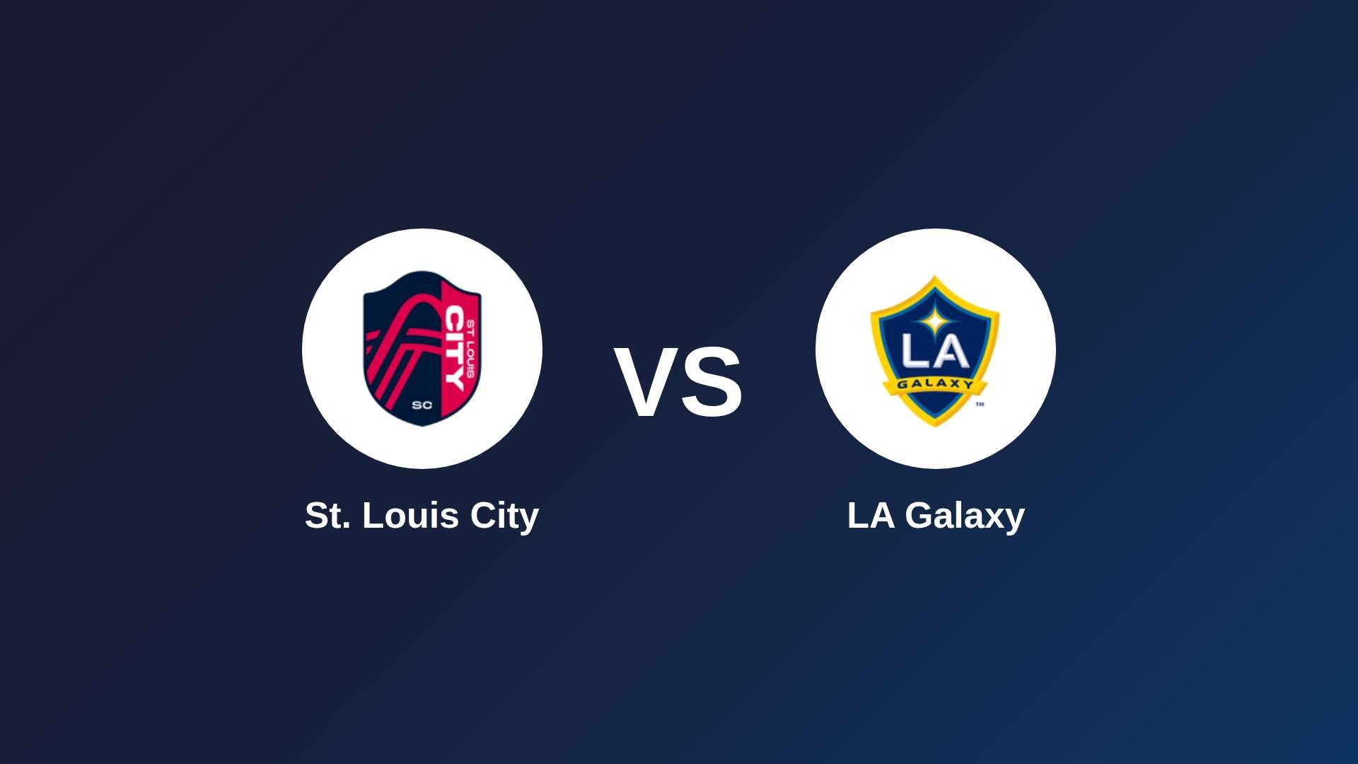 St. Louis City vs LA Galaxy