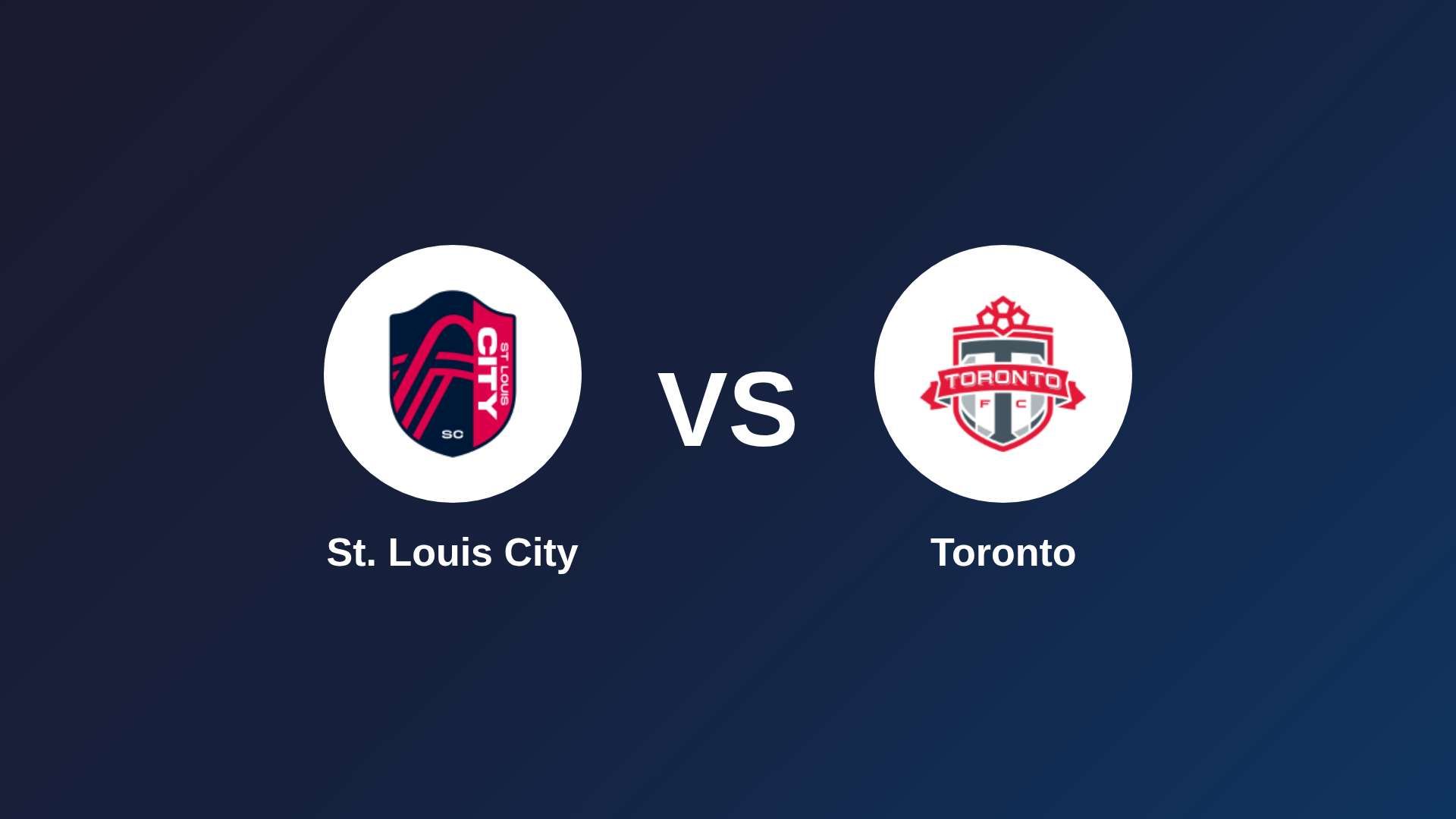 St. Louis City vs Toronto