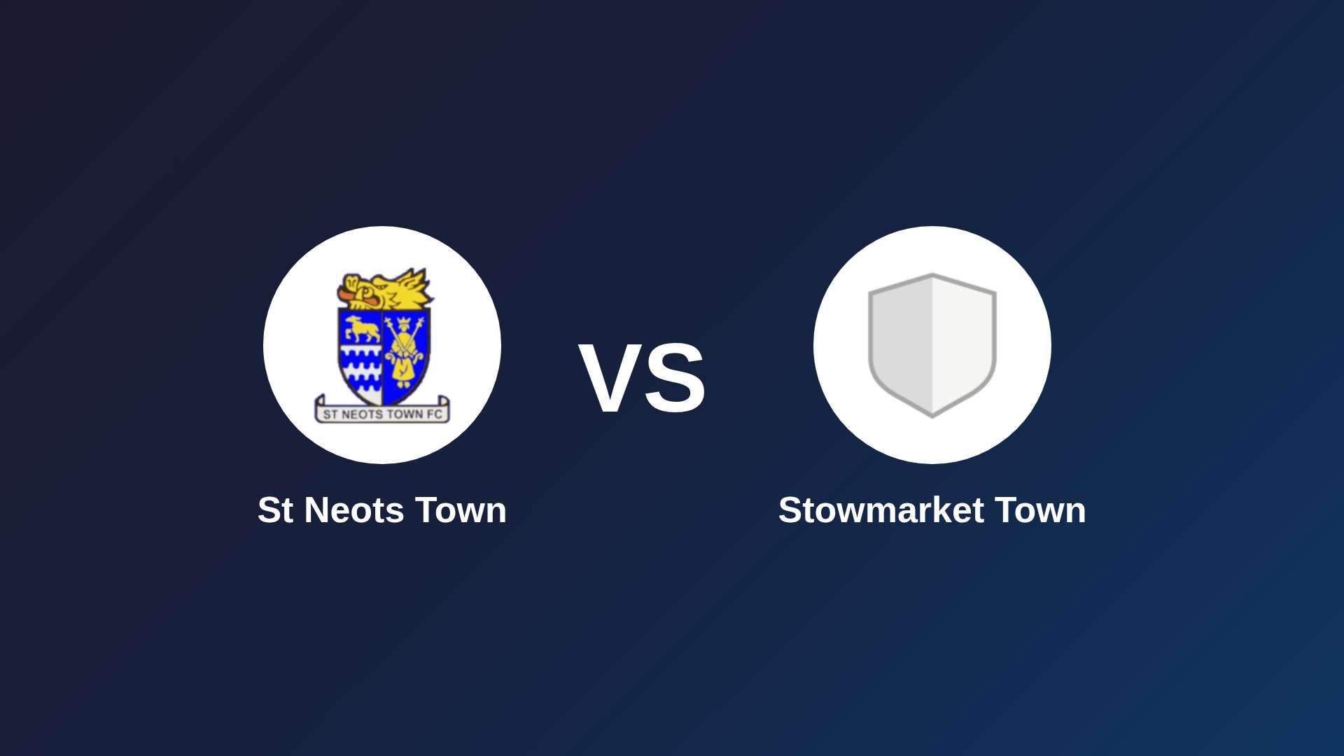 St Neots Town vs Stowmarket Town