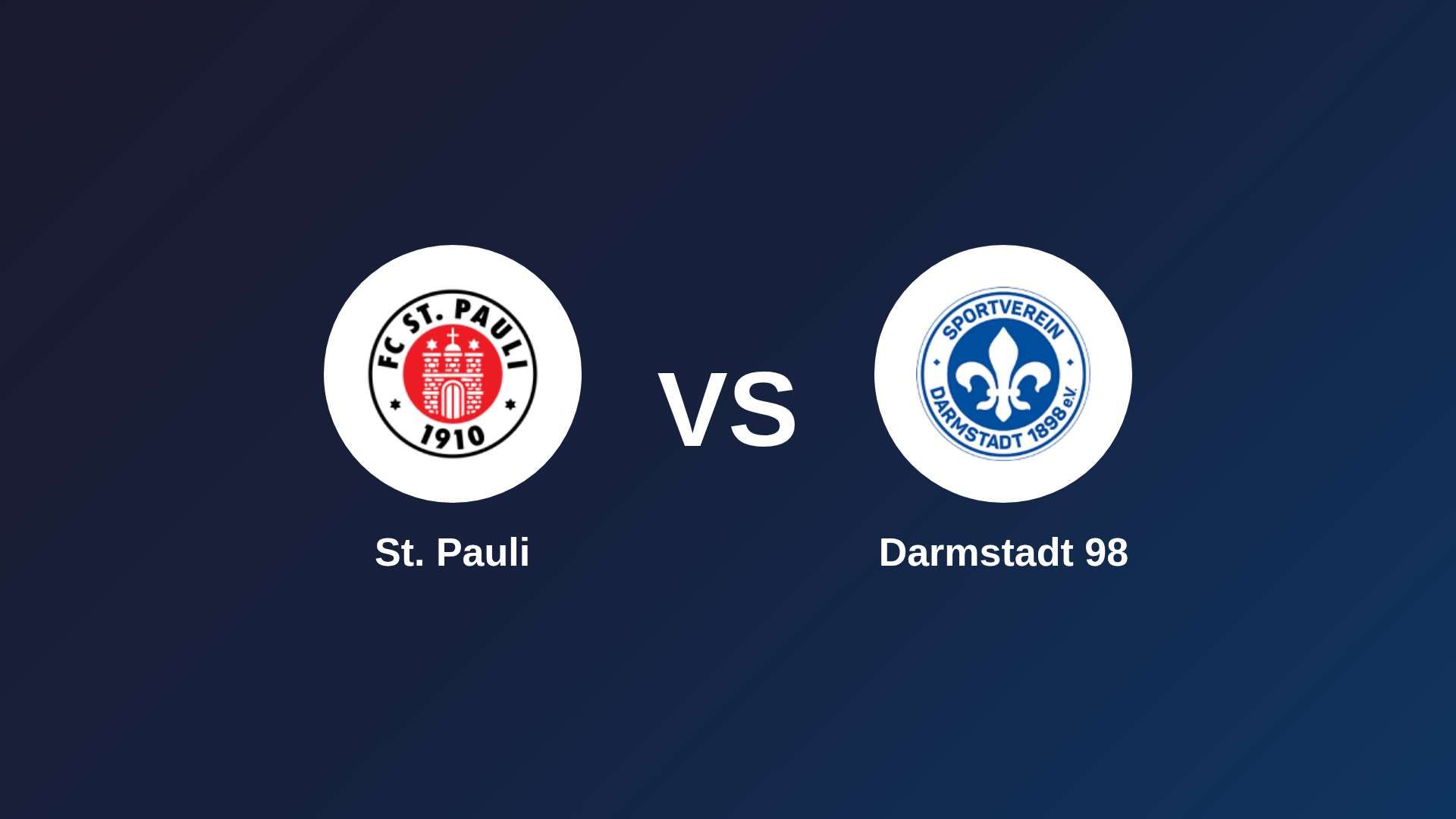 St. Pauli vs Darmstadt 98