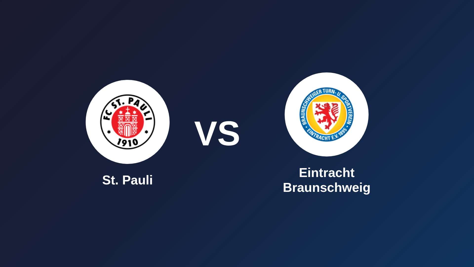 St. Pauli vs Eintracht Braunschweig