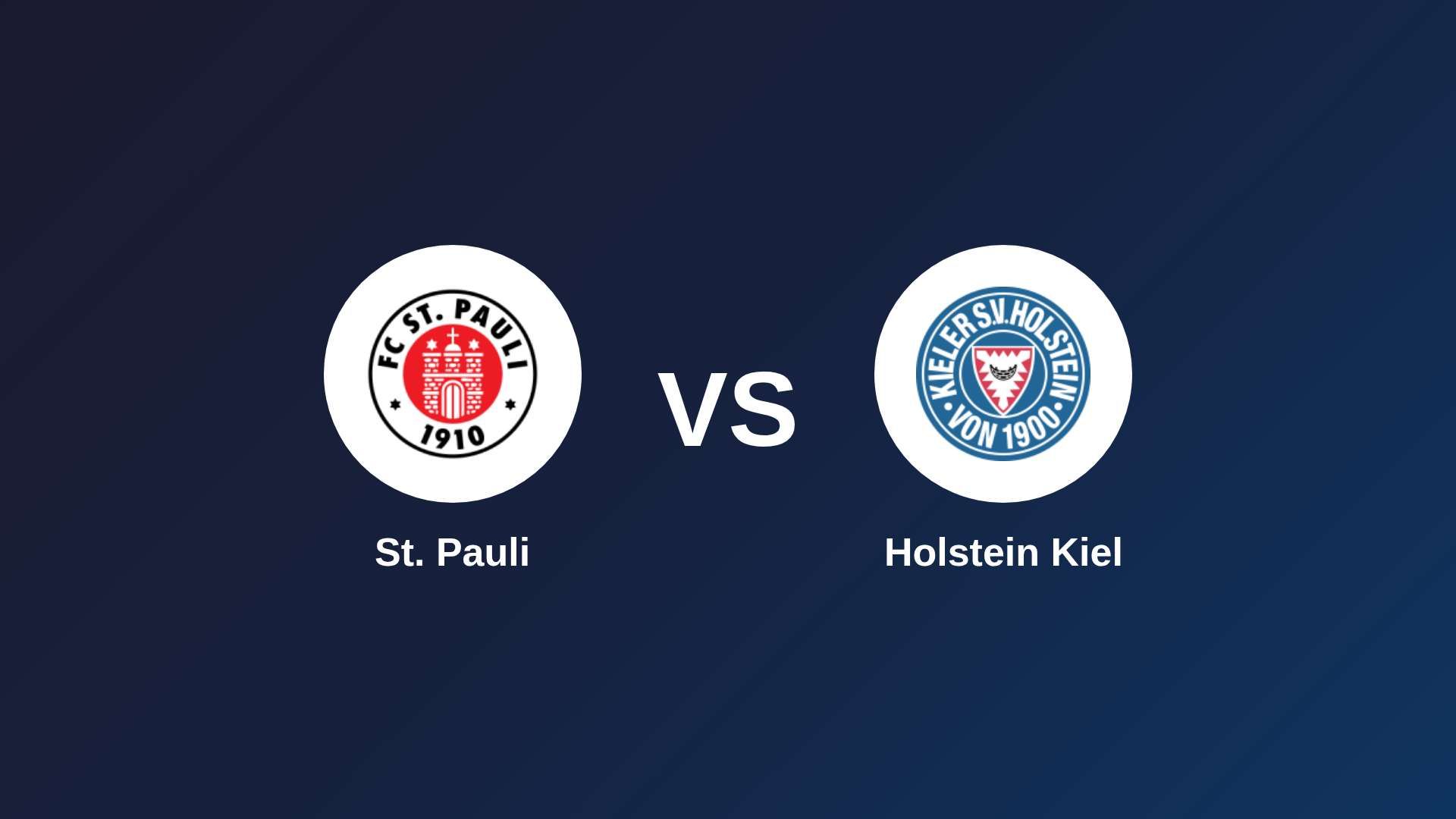 St. Pauli vs Holstein Kiel