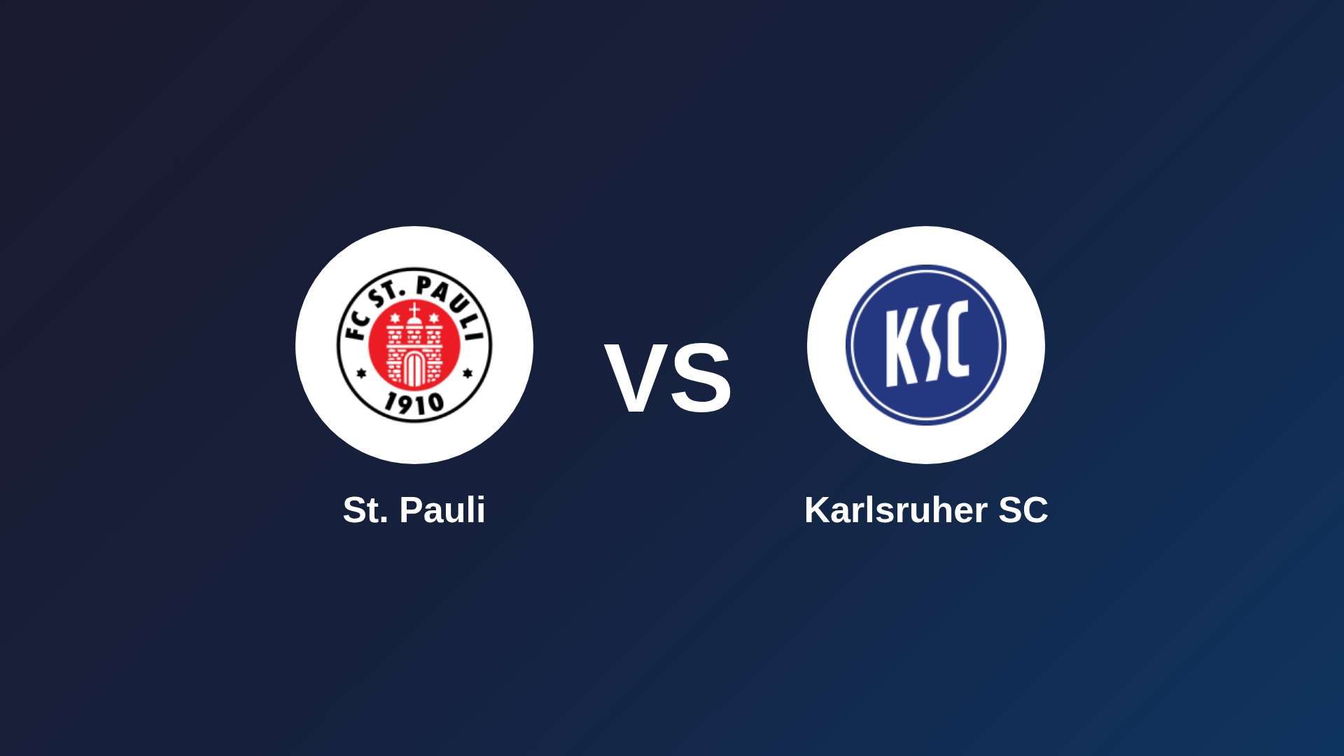 St. Pauli vs Karlsruher SC