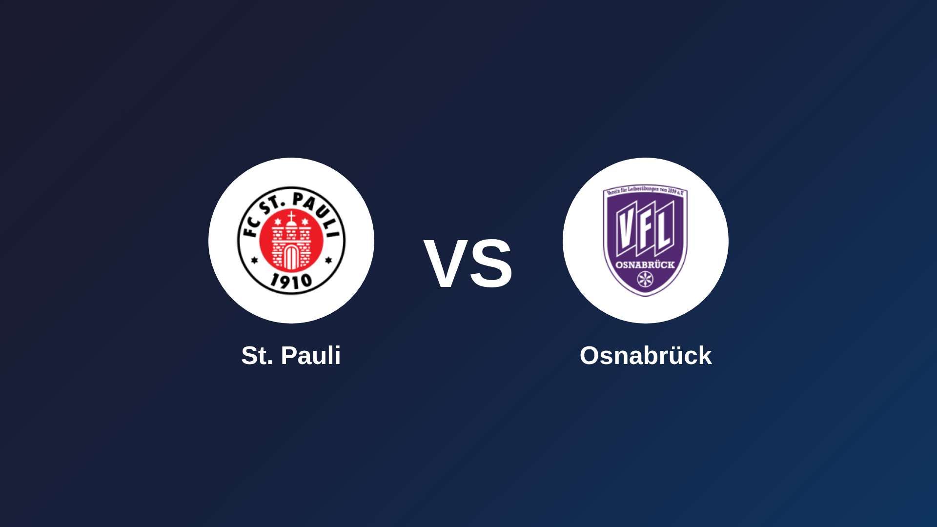 St. Pauli vs Osnabrück