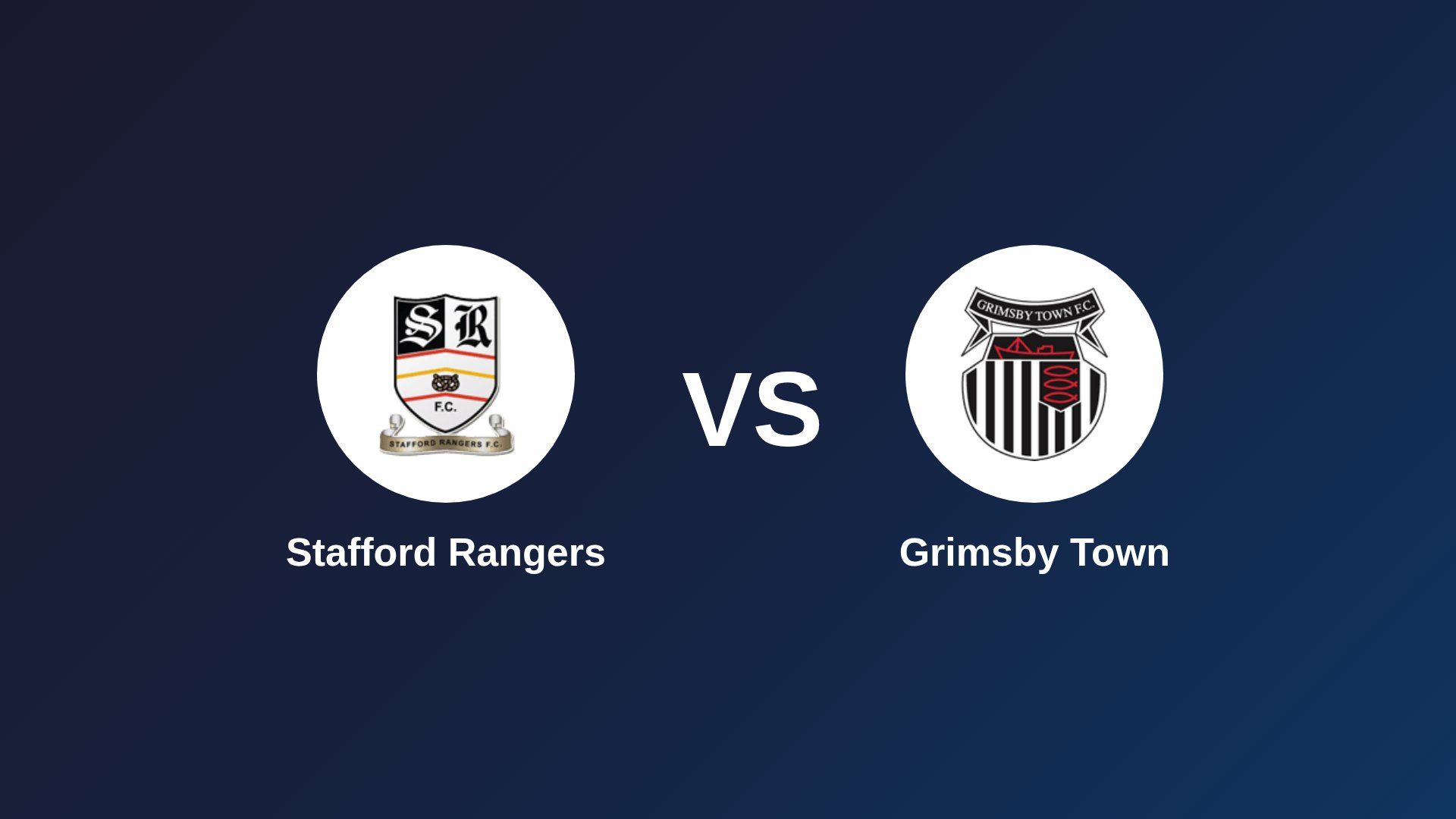 Stafford Rangers vs Grimsby Town