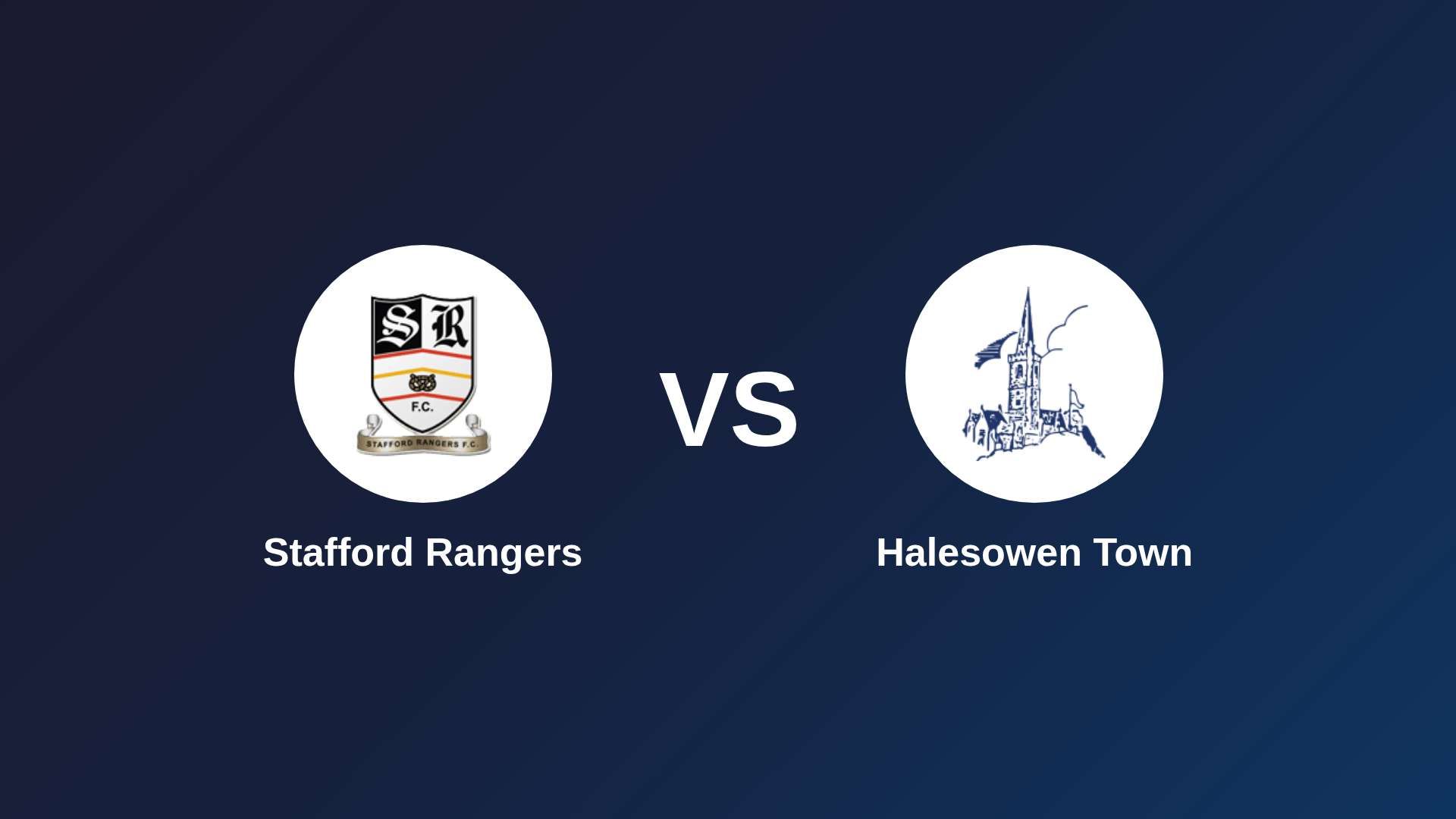 Stafford Rangers vs Halesowen Town
