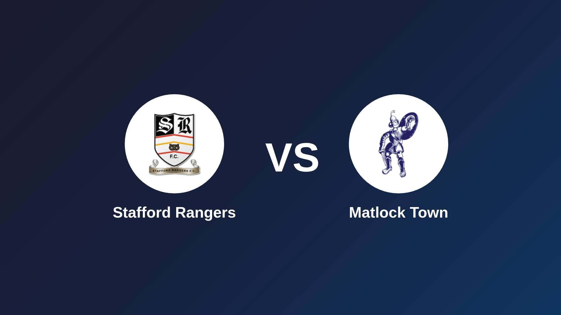 Stafford Rangers vs Matlock Town