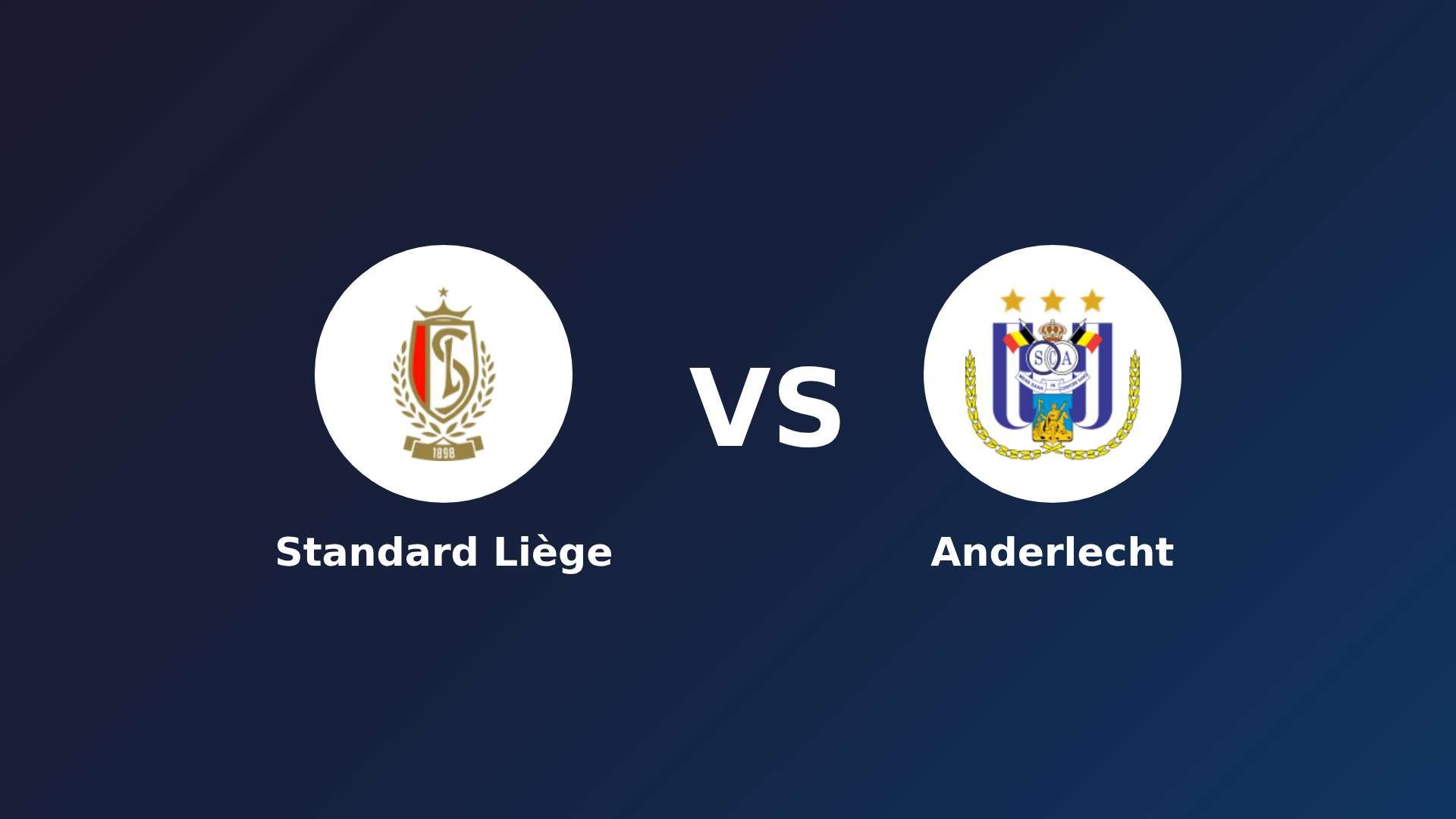 Standard Liège vs Anderlecht