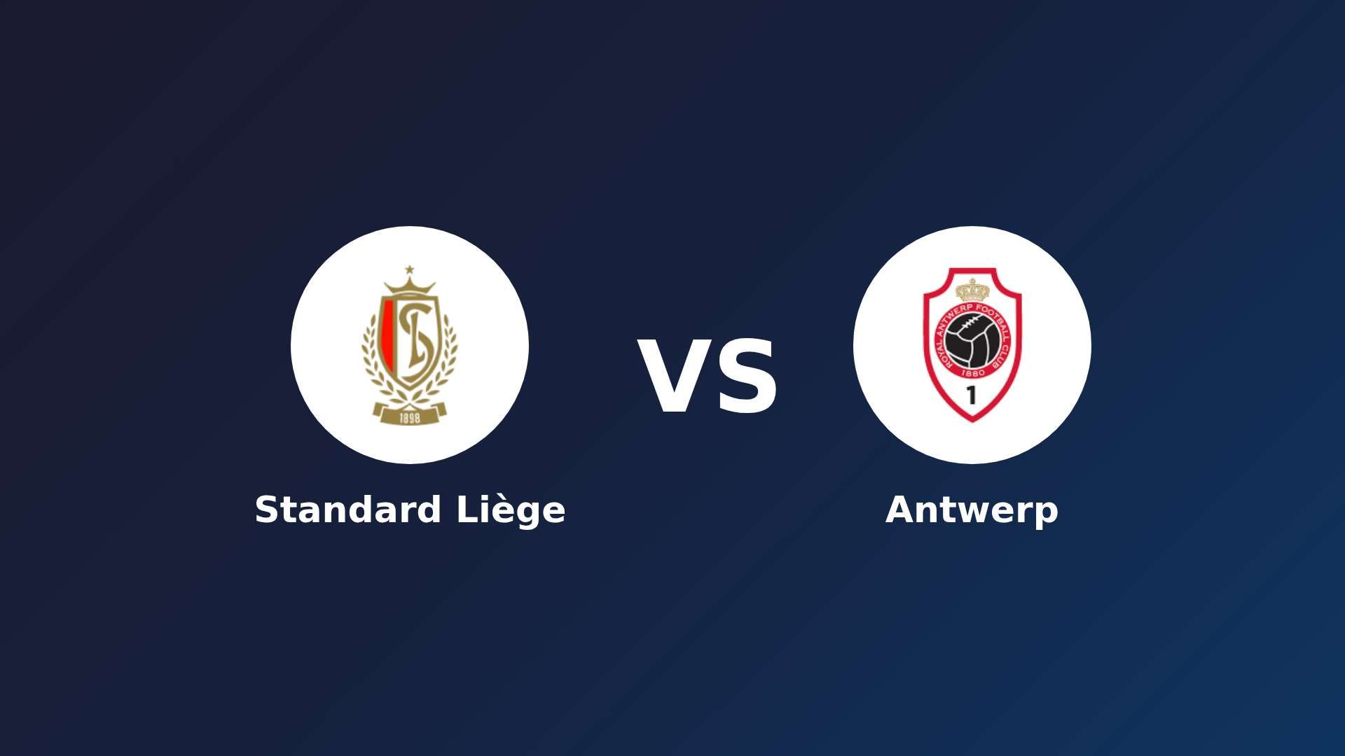Standard Liège vs Antwerp
