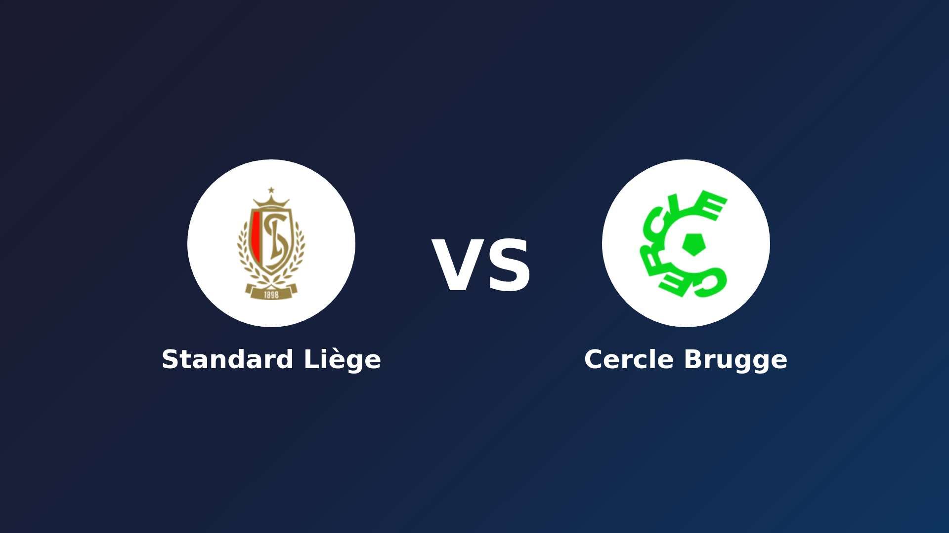Standard Liège vs Cercle Brugge