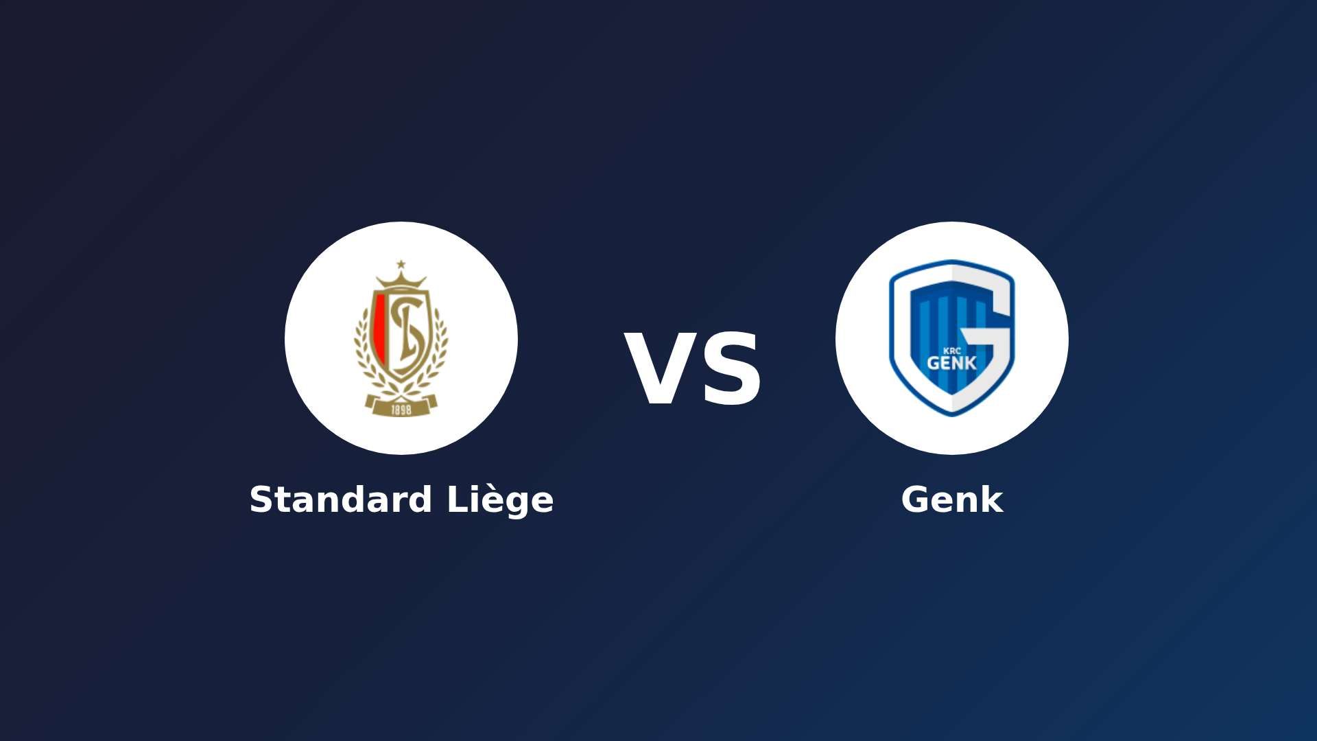 Standard Liège vs Genk
