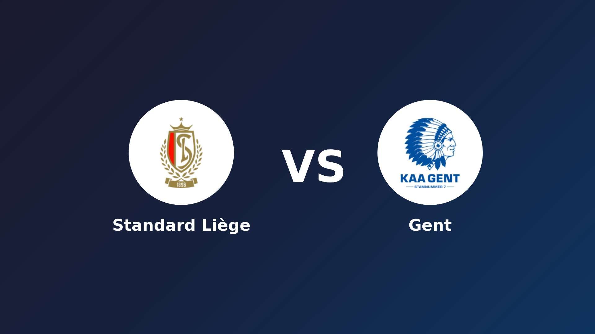 Standard Liège vs Gent