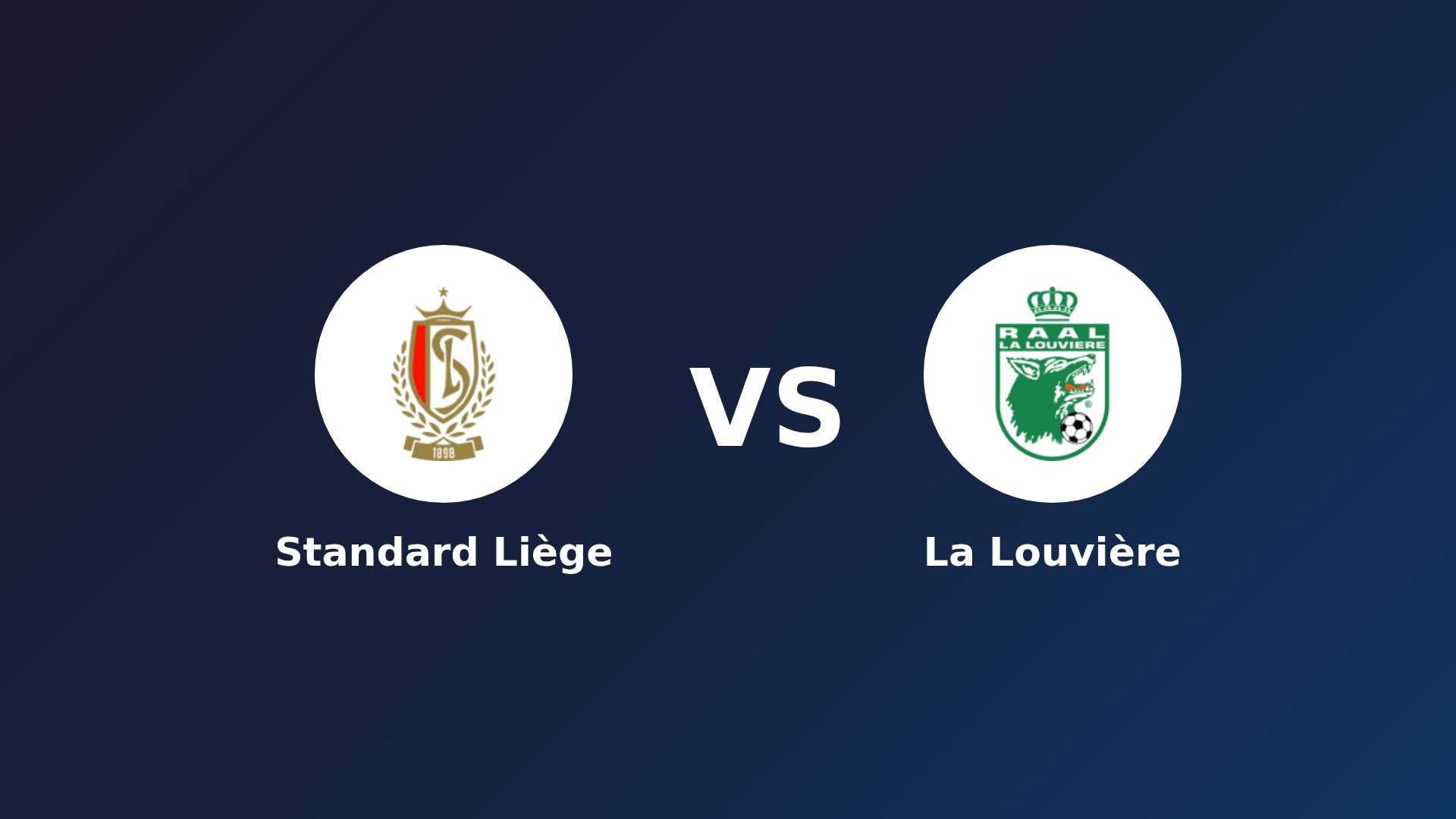 Standard Liège vs La Louvière