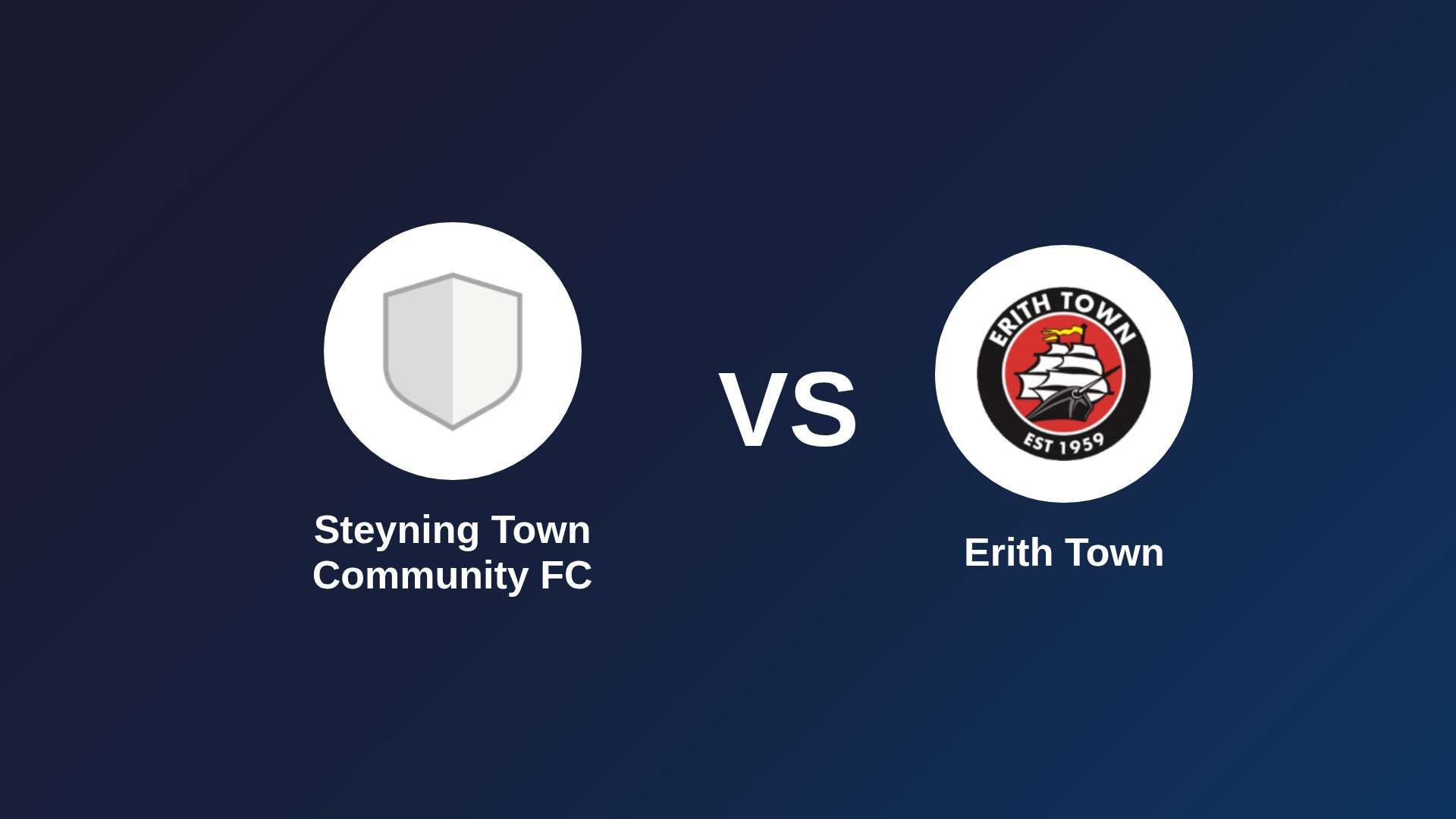 Steyning Town Community FC vs Erith Town