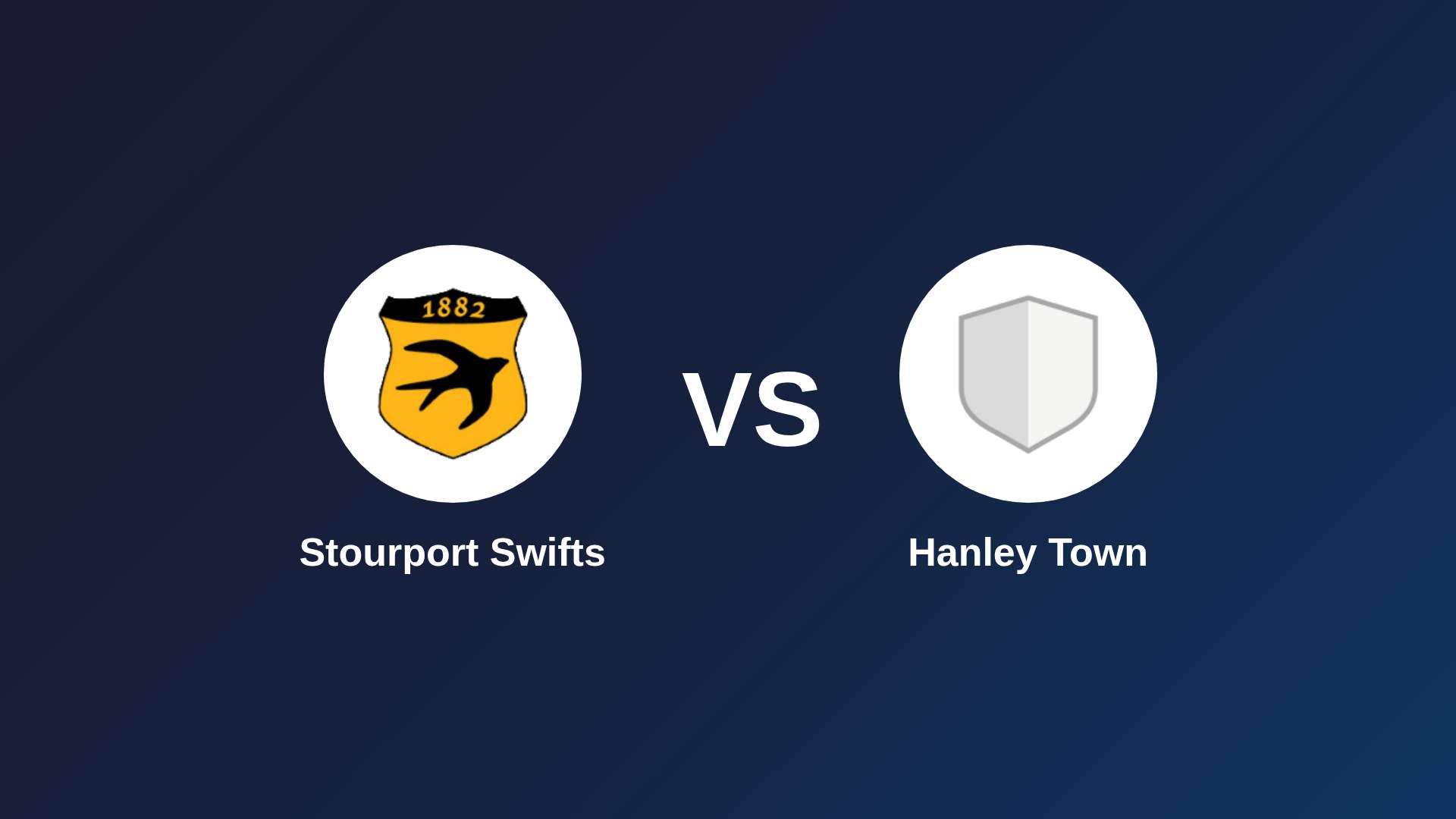 Stourport Swifts vs Hanley Town