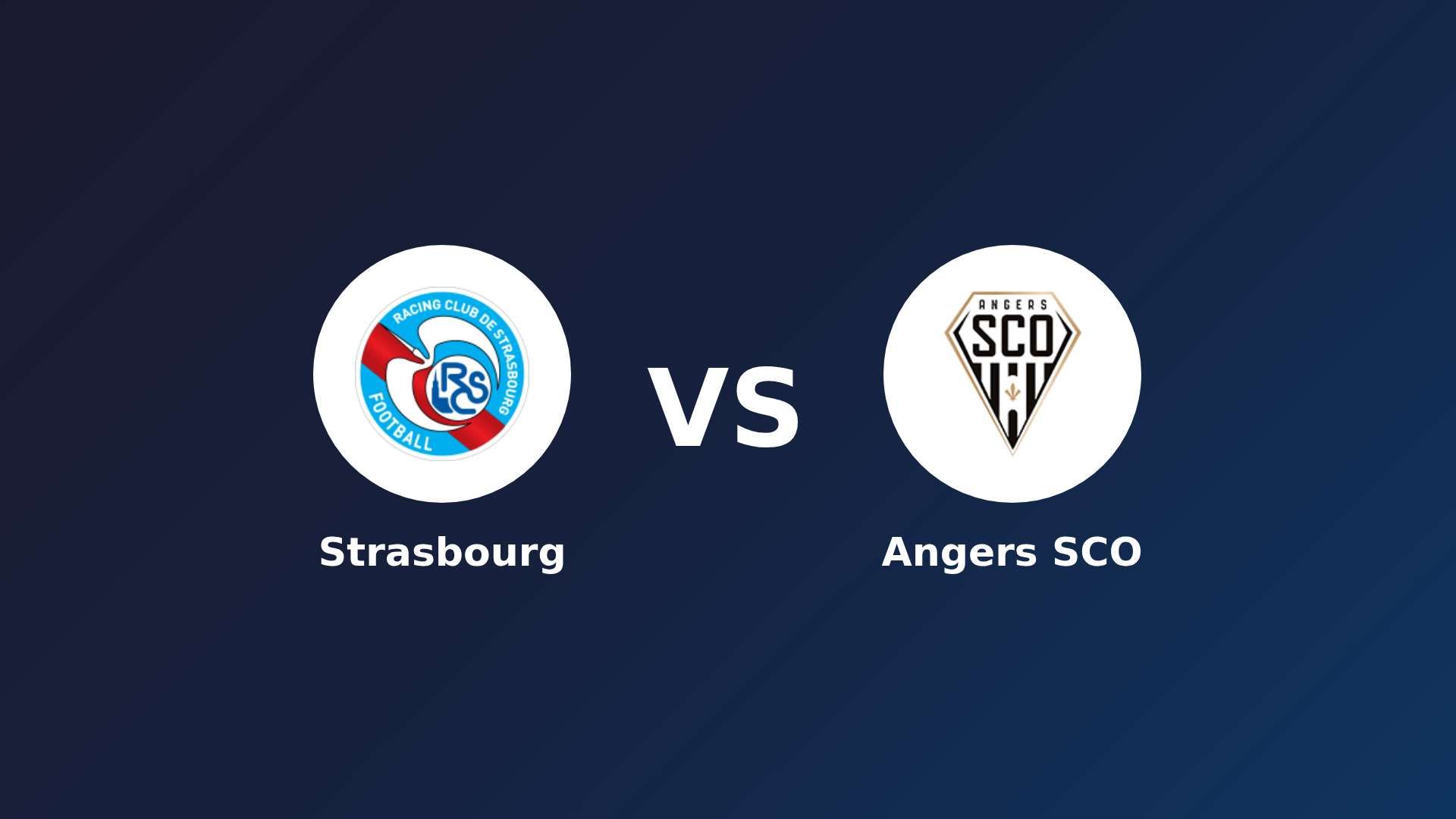 Strasbourg vs Angers SCO