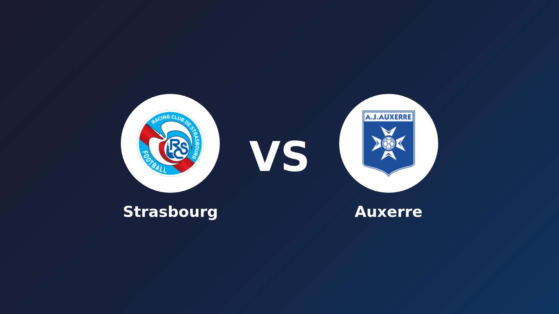 Strasbourg vs Auxerre