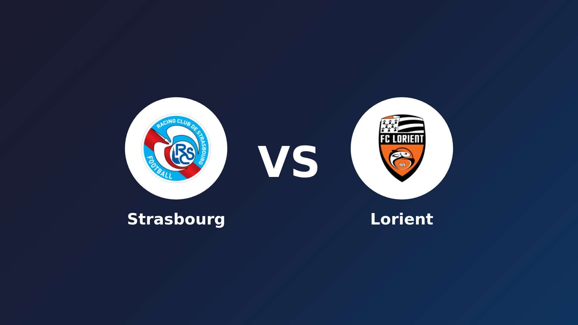Strasbourg vs Lorient