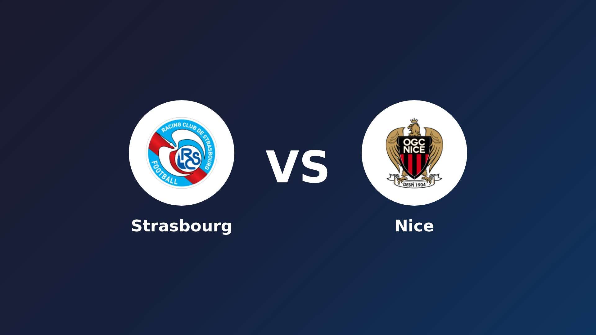 Strasbourg vs Nice