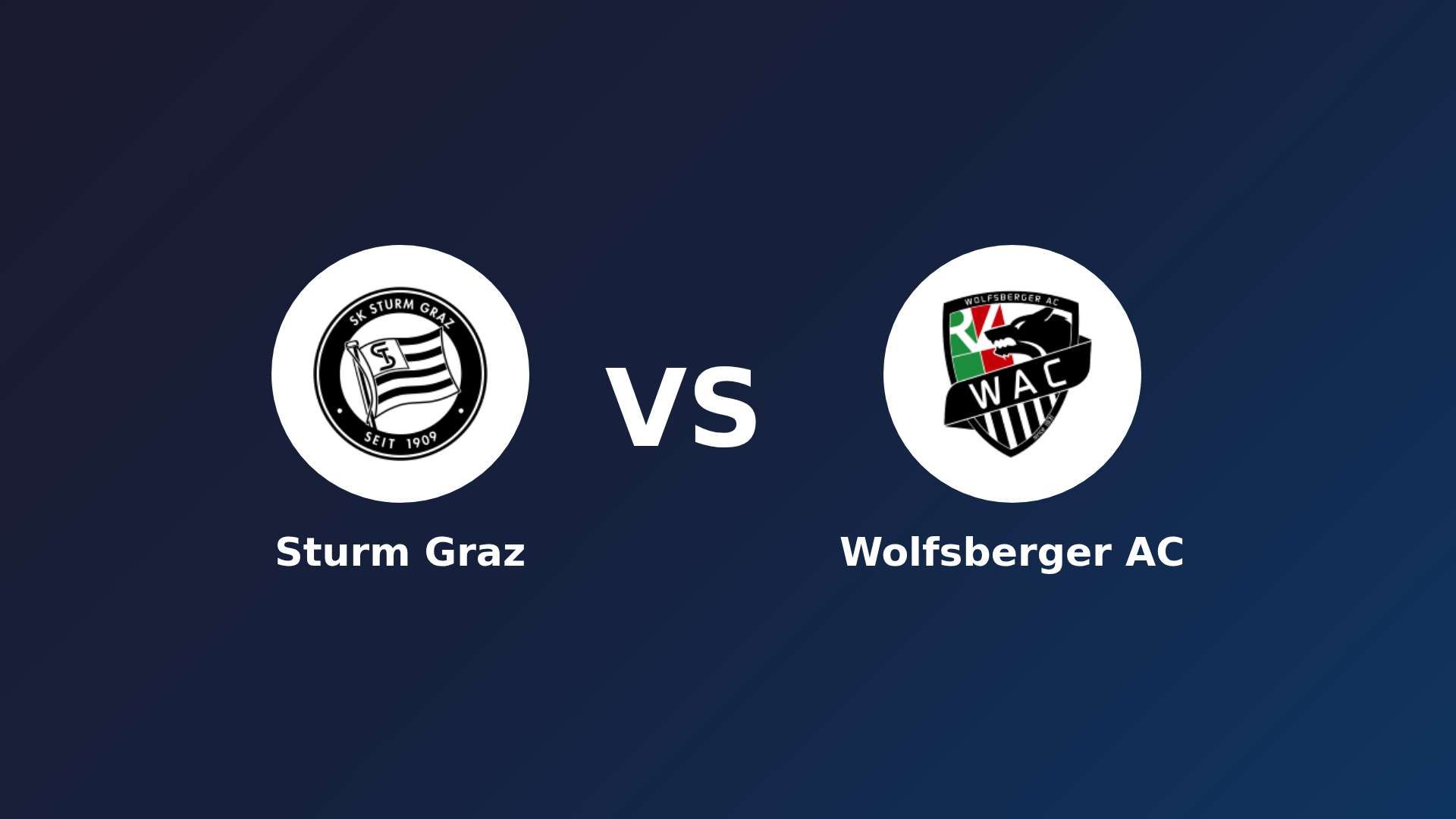 Sturm Graz vs (F)olfsberger AC