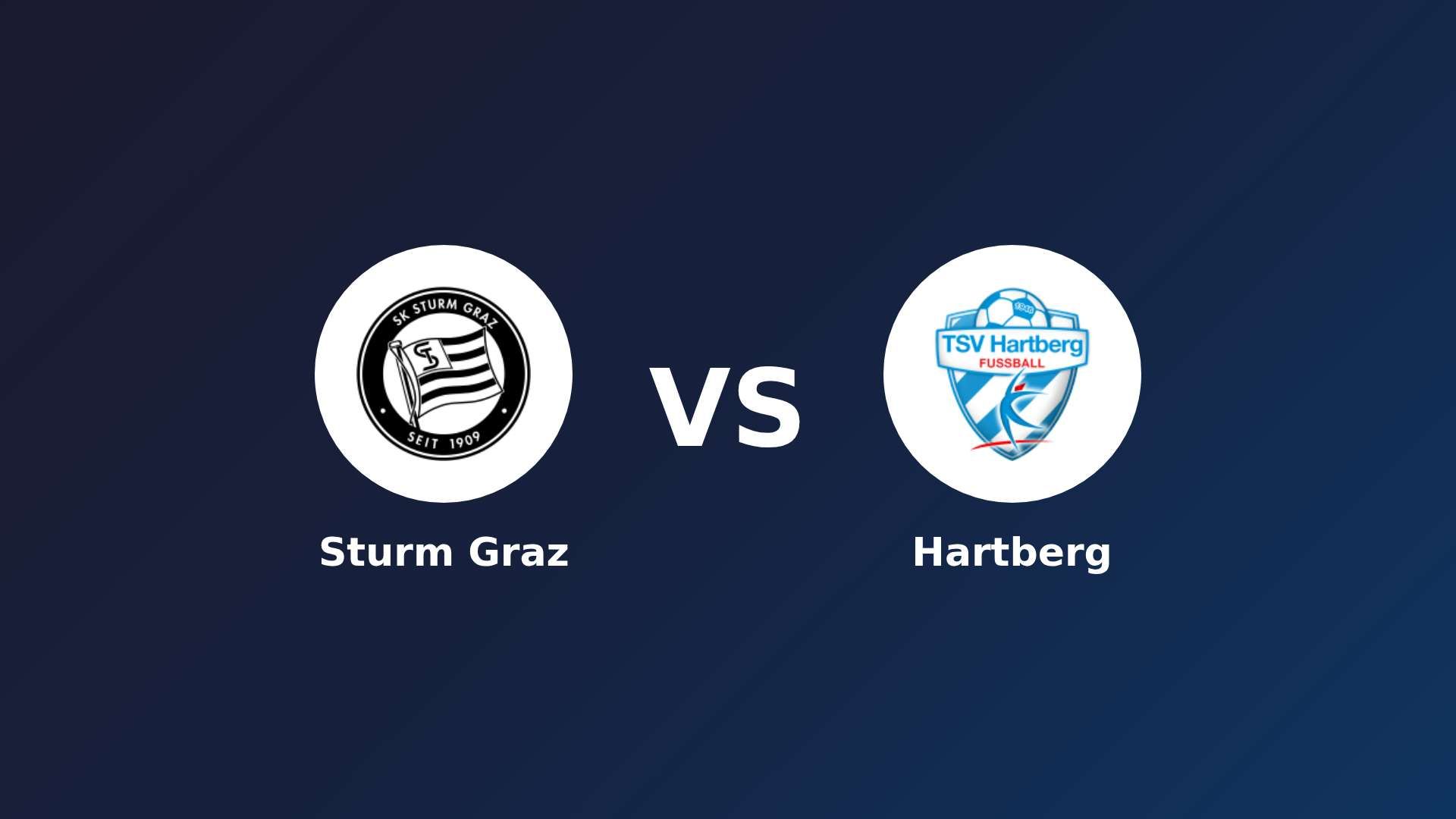 Sturm Graz vs Hartberg