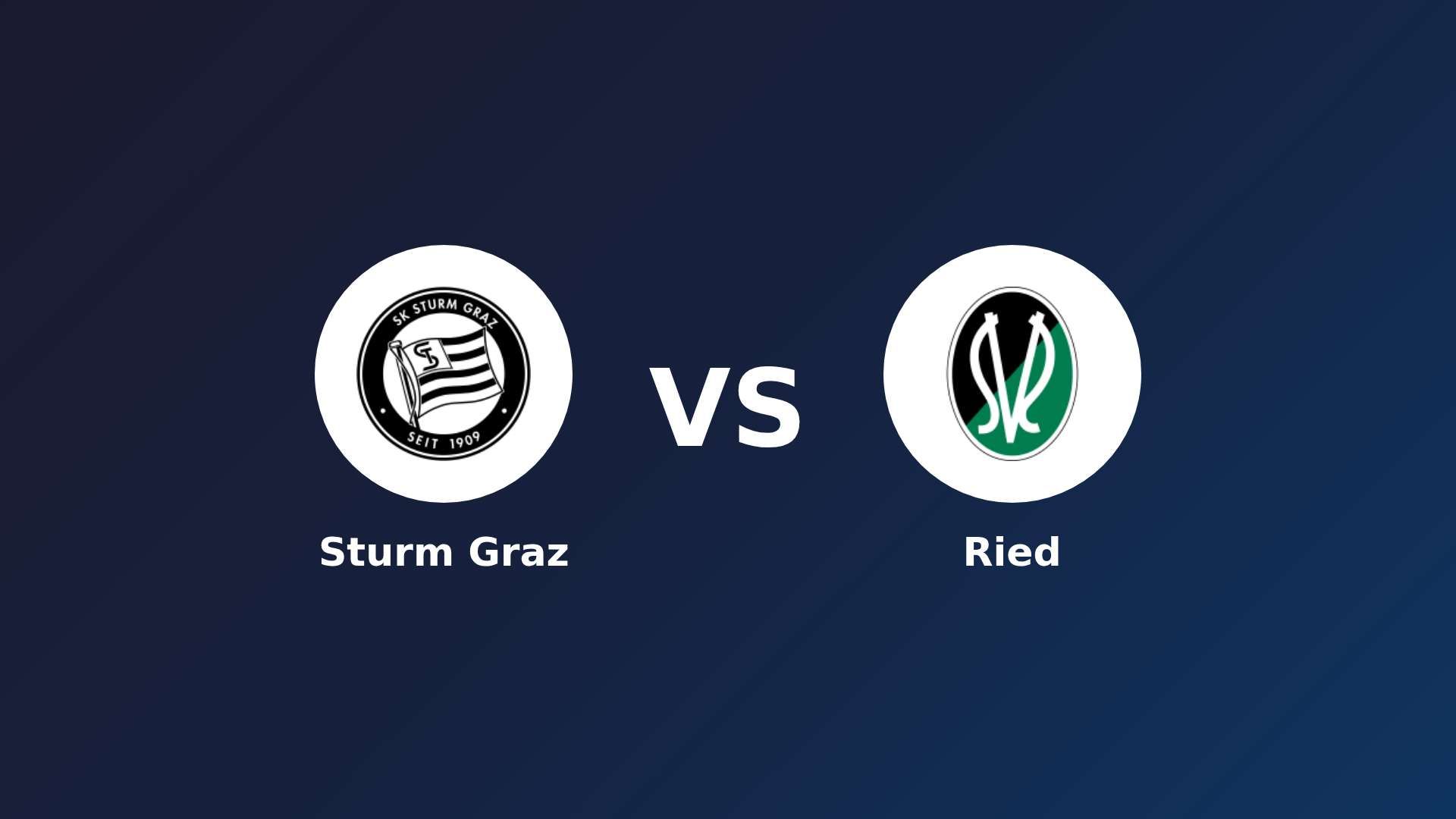Sturm Graz vs Ried